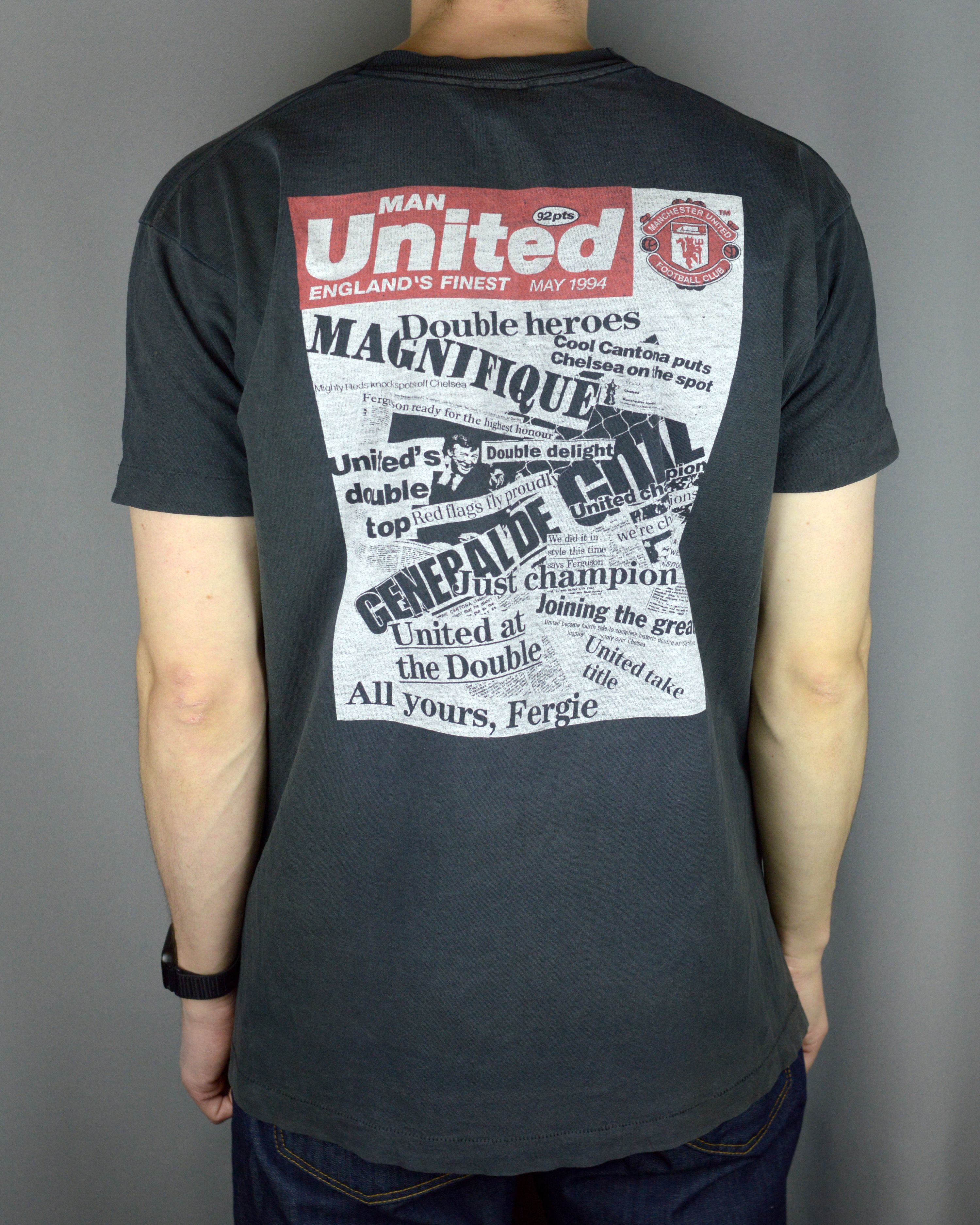 Vintage Vintage Manchester United 1994 t shirt Size US L / EU 52-54 / 3 - 2 Thumbnail