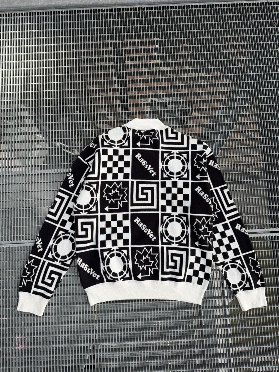 Gosha Rubchinskiy Gosha Rubchinskiy Rassvet Overprinted Wool Sweater Size US M / EU 48-50 / 2 - 10 Thumbnail