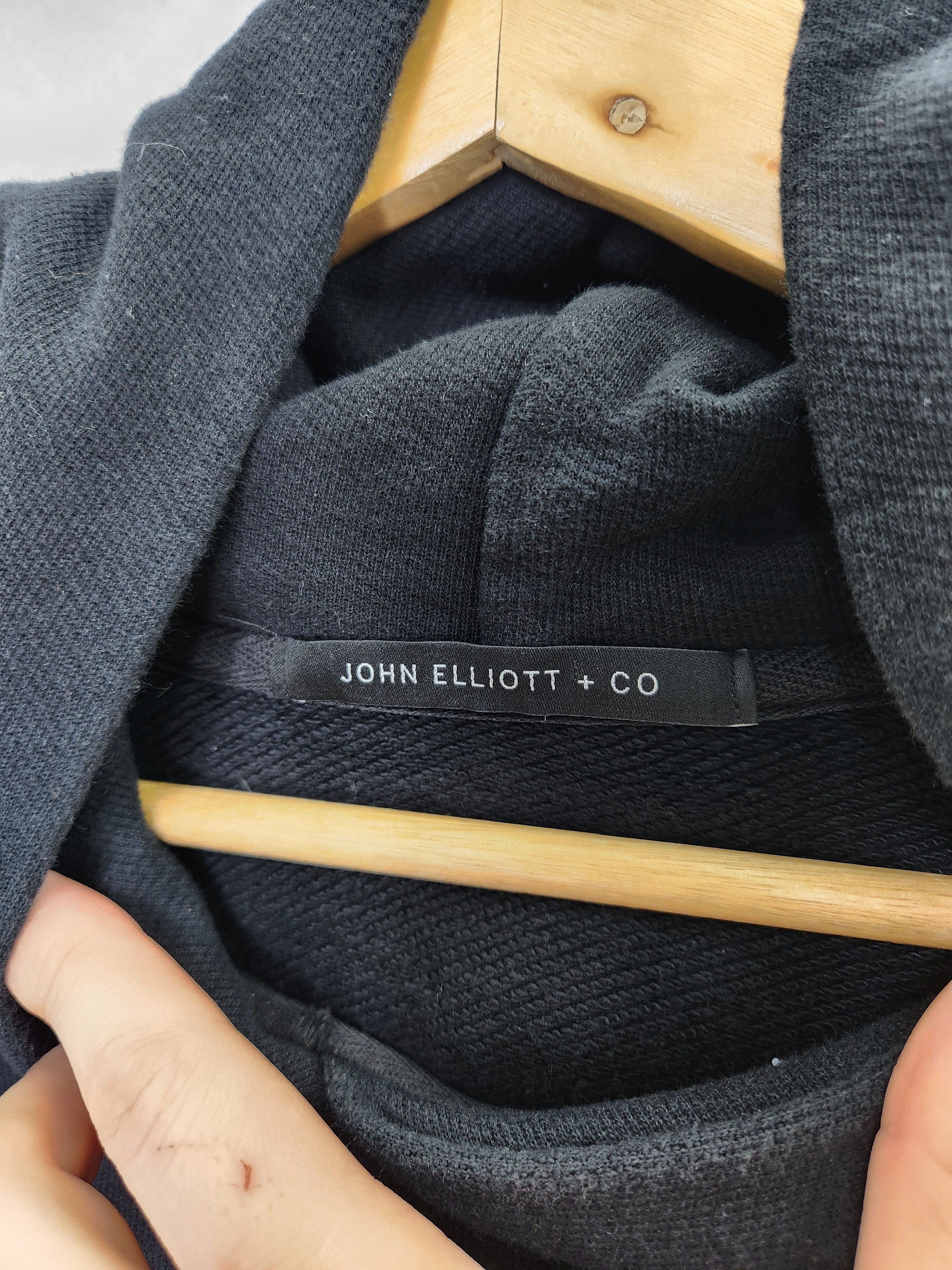 John Elliott John Elliott Villain Hoodie Mens Black Side Zip Hooded Size US L / EU 52-54 / 3 - 8 Thumbnail