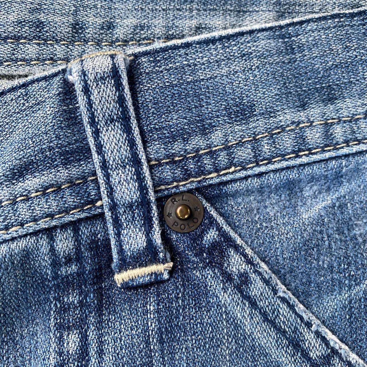 Polo Ralph Lauren × RRL Ralph Lauren VINTAGE POLO RALPH LAUREN DOUBLE KNEE CARPENTER DISTRESSED Size US 28 / EU 44 - 13 Thumbnail