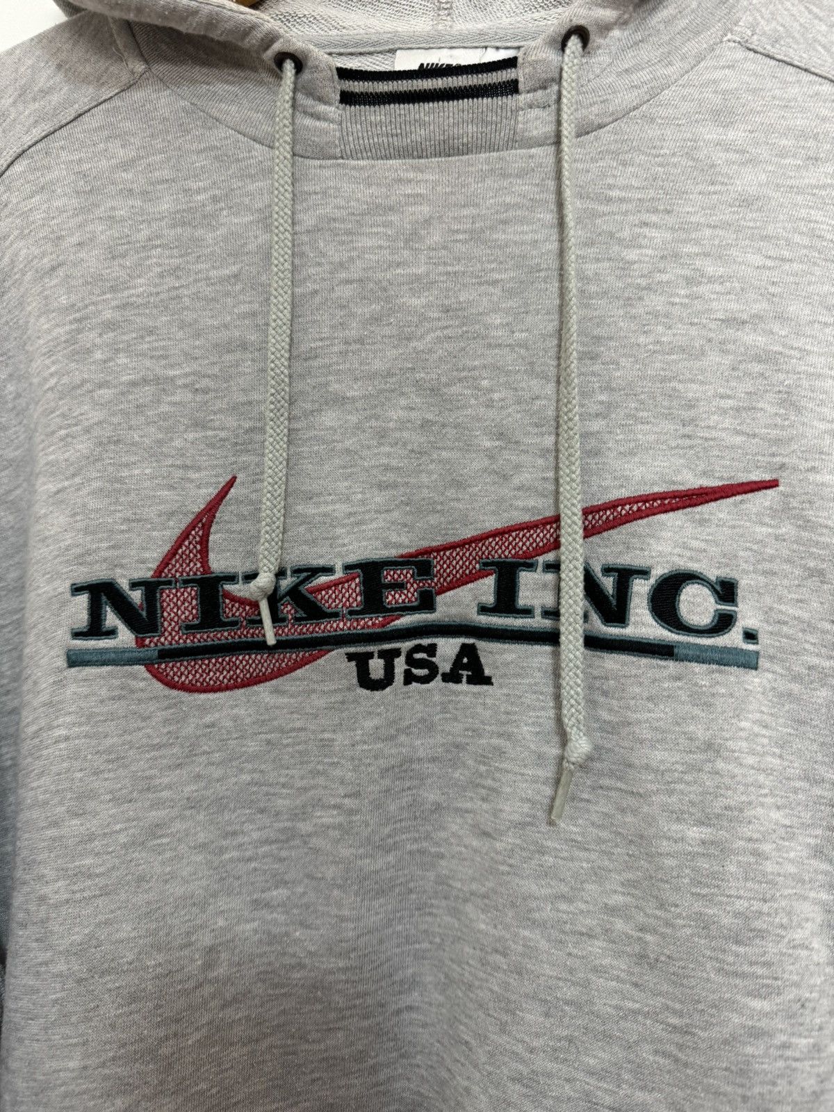 Nike Vintage Nike USA big logo swoosh hoodie streetwear 90s Size US M / EU 48-50 / 2 - 3 Thumbnail