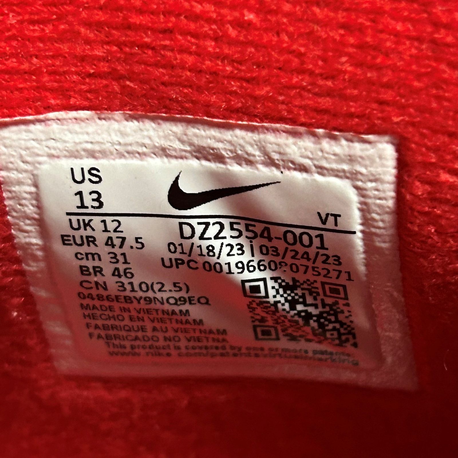 Nike Nike Air Force 1 Mid '07 LV8 University Red/Black Size 13 Size US 13 / EU 46 - 10 Thumbnail