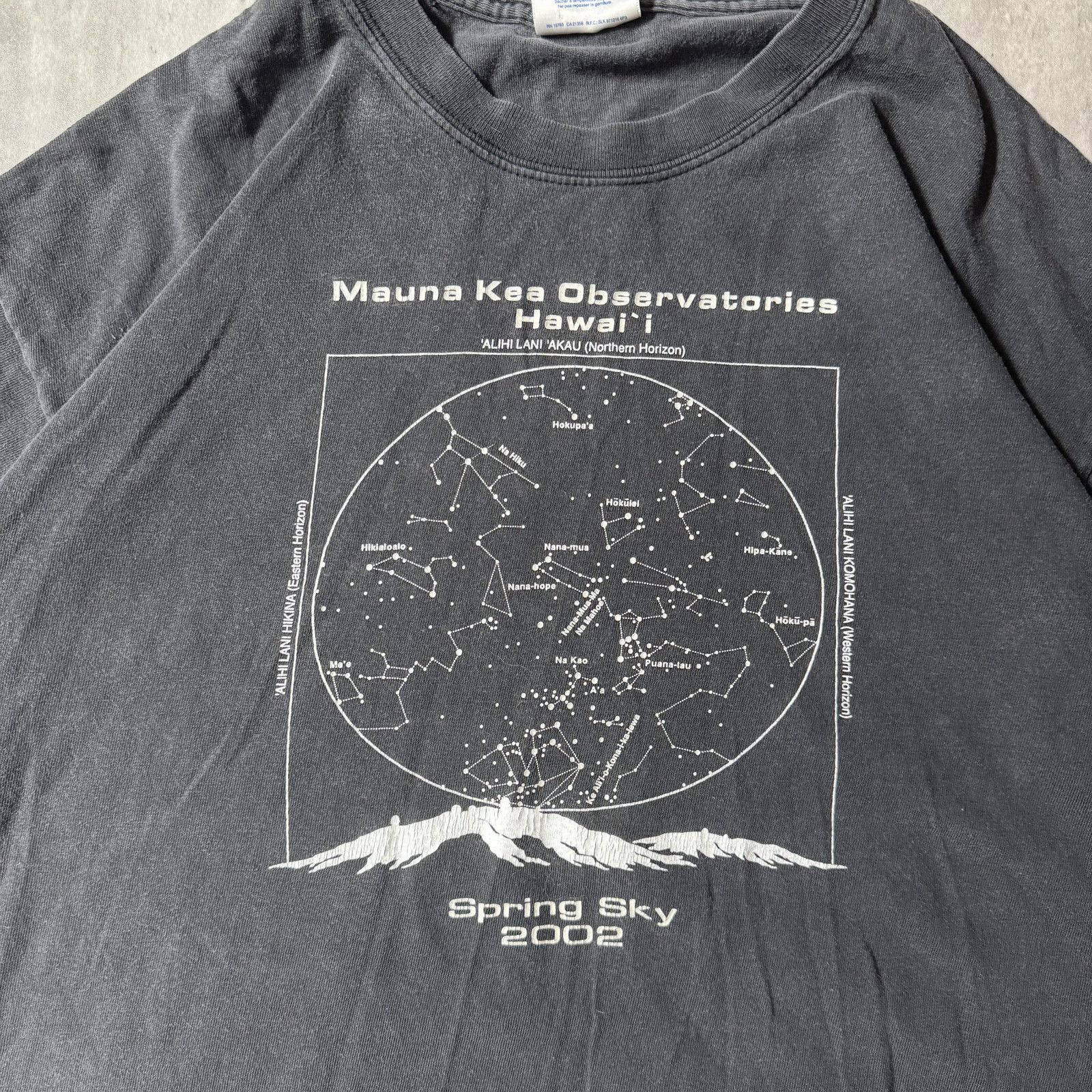 2000s Mauna Kea Observatories Hawaii Spring Sky - L in Black, Men's — image 2 of 5