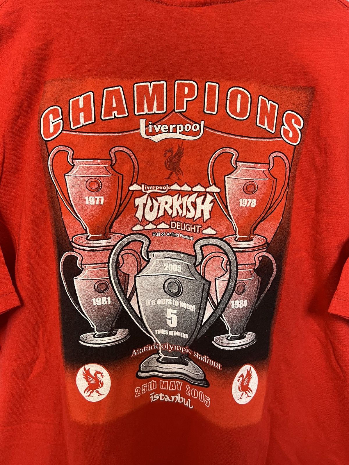 Vintage Vintage Liverpool champions league winners tshirt Size US L / EU 52-54 / 3 - 6 Thumbnail