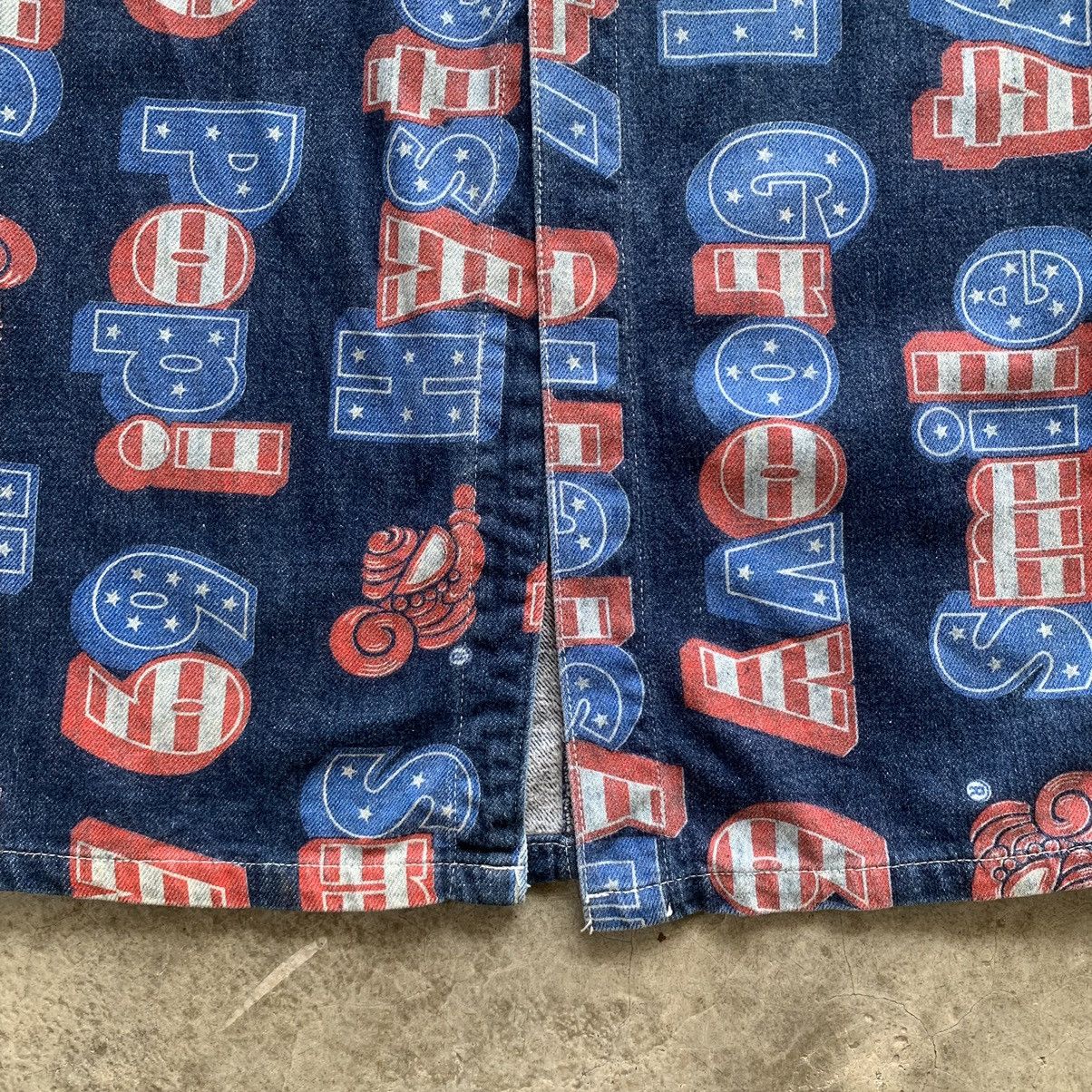 Hysteric Glamour HYSTERIC MINI Y2K PATCHWORK SKIRT Size 26" / US 2 / IT 38 - 5 Thumbnail