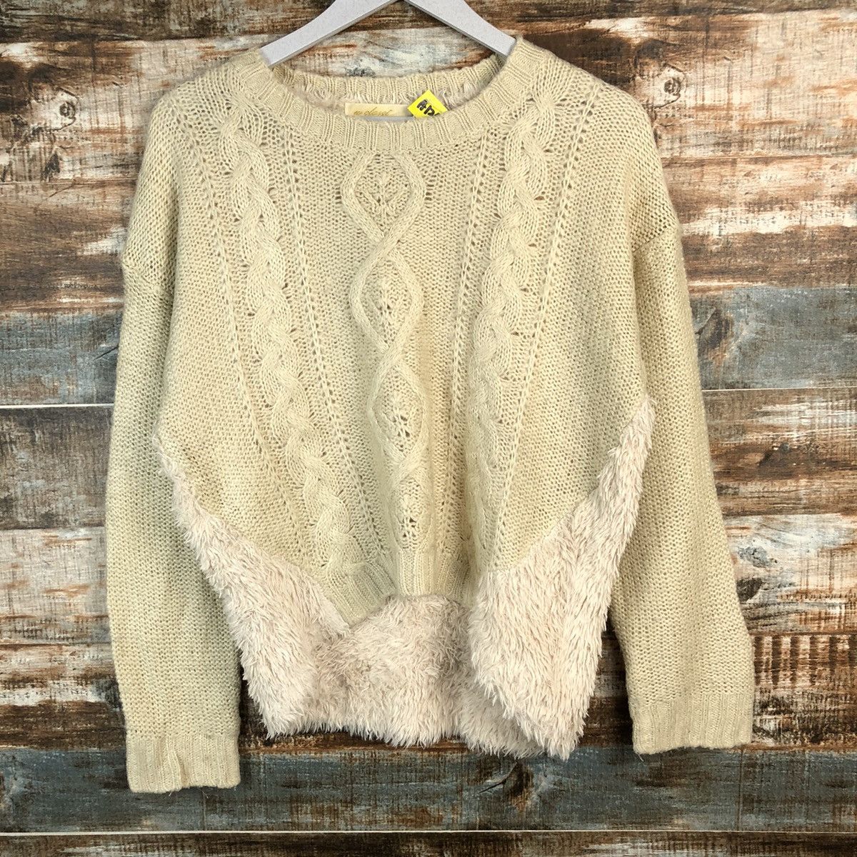 Homespun Knitwear × Japanese Brand W Closet Wears Ino White Knitwear #A1240 Size US M / EU 48-50 / 2 - 3 Thumbnail