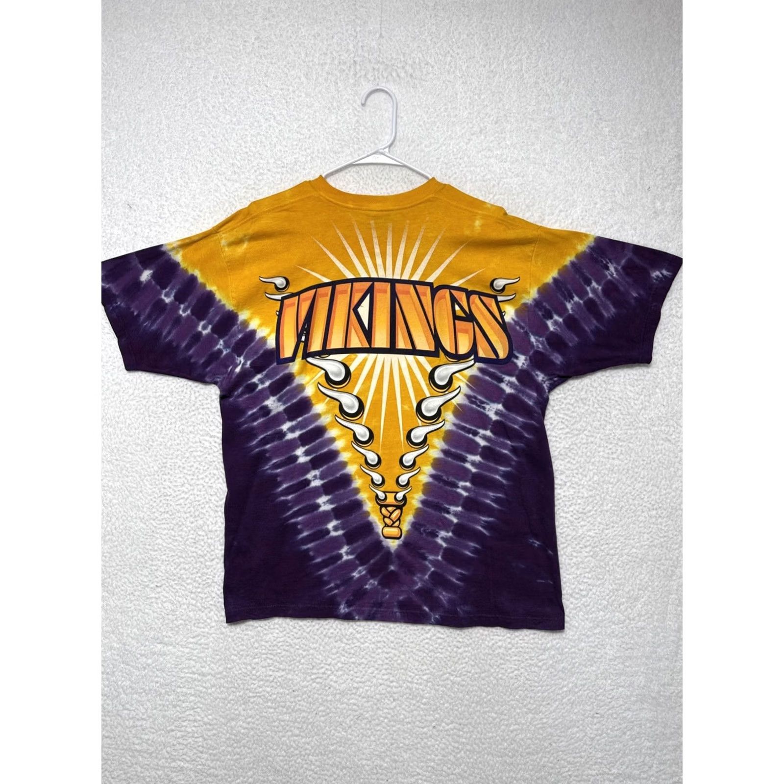Liquid Blue VINTAGE Liquid Blue Minnesota Vikings Tie Dye T-Shirt White Tag Size Large Mens 1990s Cotton Short Sleeve Graphic Tee Size US L / EU 52-54 / 3 - 2 Thumbnail