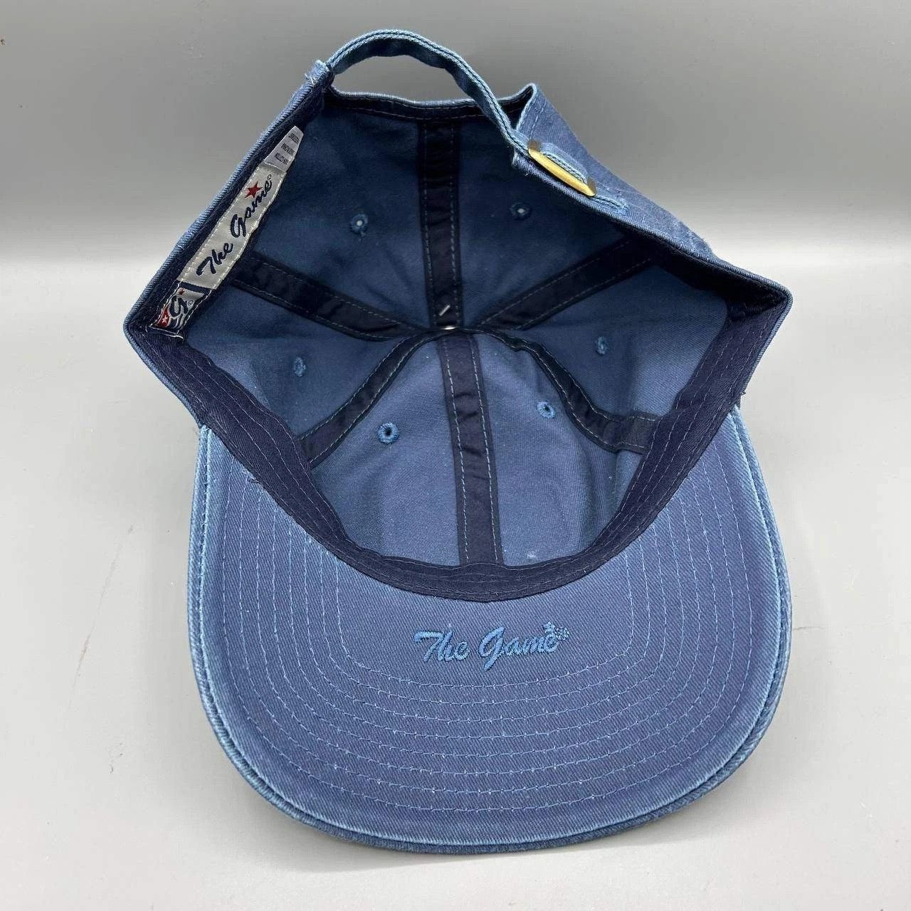 The Game Lake Tahoe Hat Men Blue Embroidered Strap Back Cotton Size ONE SIZE - 2 Thumbnail