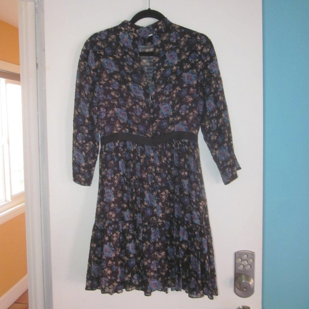 Rebecca Taylor Rebecca Taylor Floral Solstice Silk Dress Size 2 Size XS / US 0-2 / IT 36-38 - 13 Thumbnail