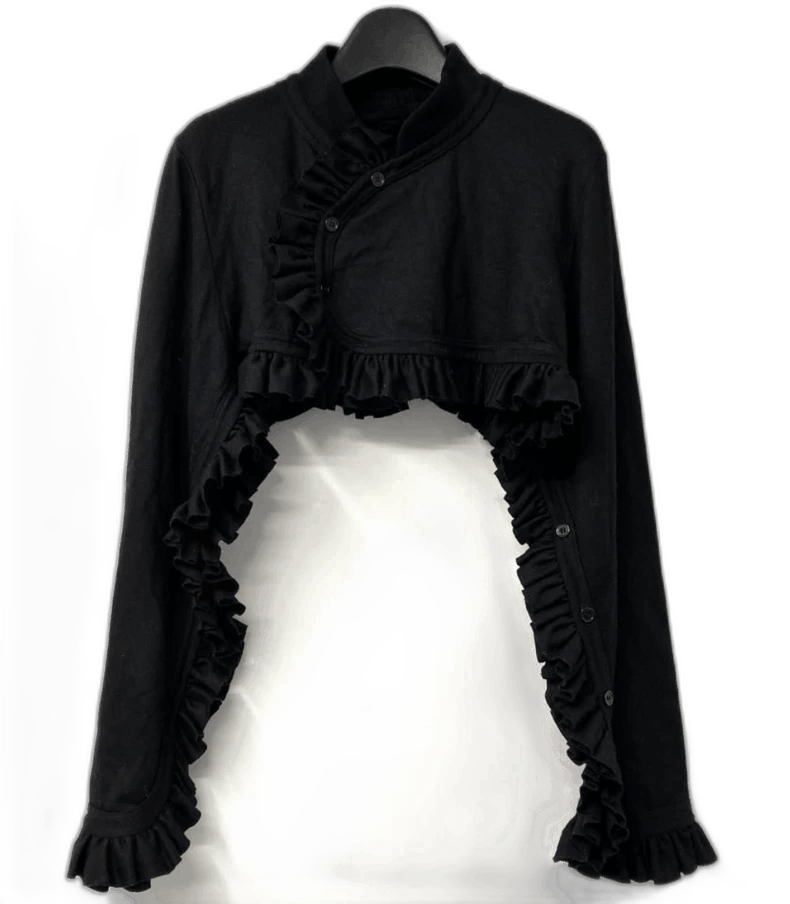 Comme des Garcons Comme des Garcons Ruffled Long Sleeve Top - dmc Size M / US 6-8 / IT 42-44 - 1 Thumbnail