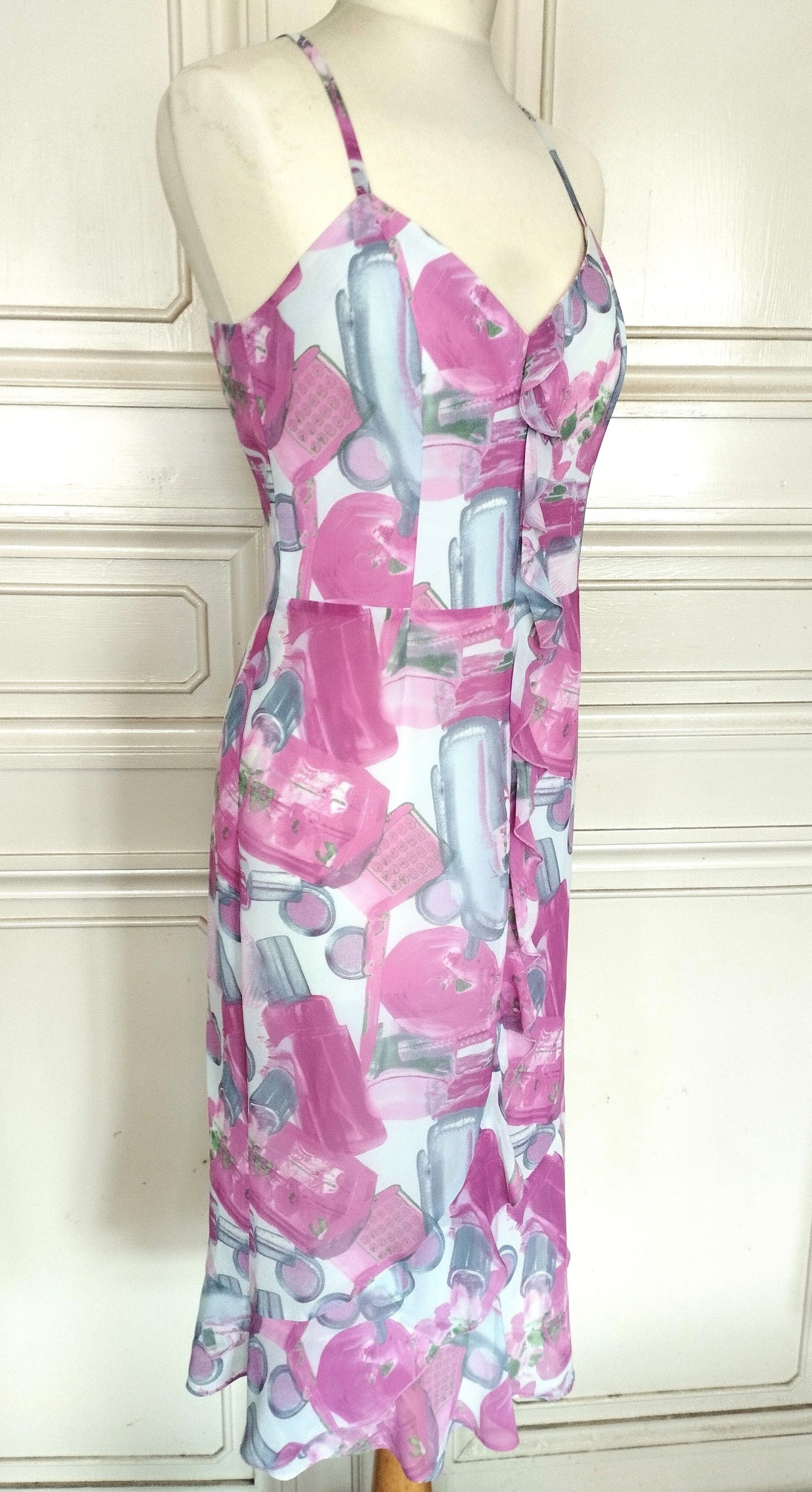 Designer Nathalie Chaize Créatrice Robe Cocktail T M Size M / US 6-8 / IT 42-44 - 9 Thumbnail