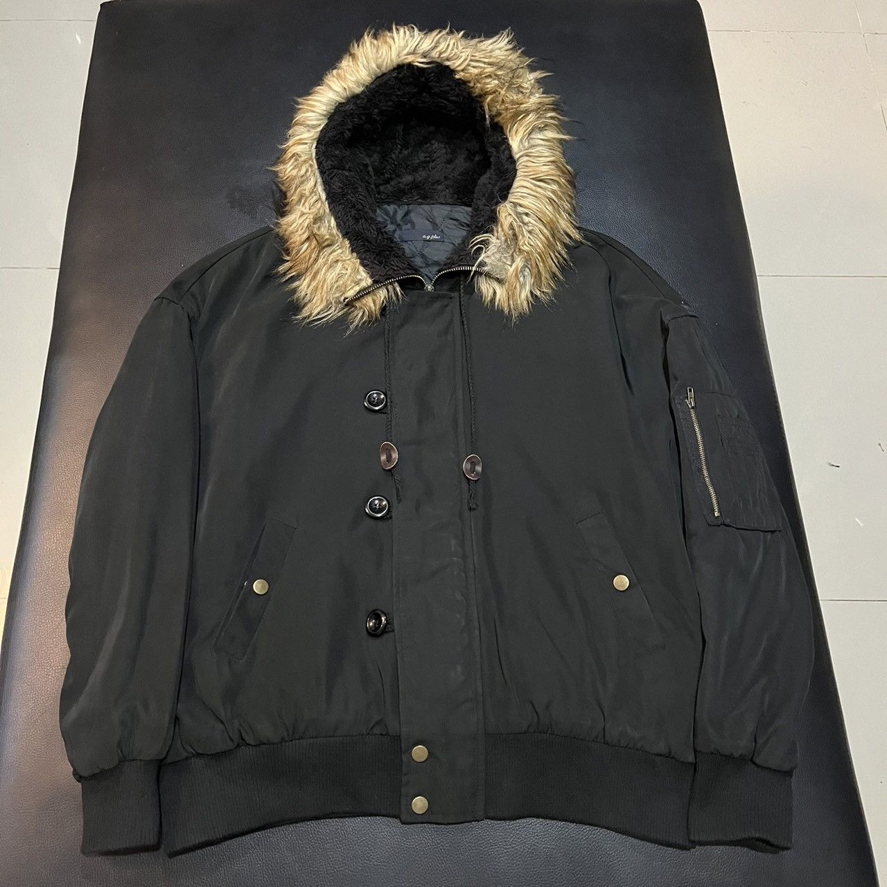 If Six Was Nine a.g.plus fur jacket hooded black if6was9 LGB CDG opium style Size US M / EU 48-50 / 2 - 1 Thumbnail