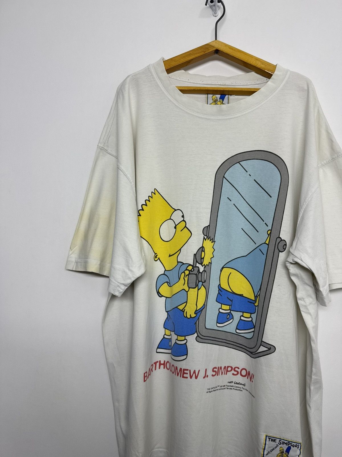 The Simpsons Vintage T Shirt Bart Simpsons 1999 Size US XXL / EU 58 / 5 - 6 Thumbnail