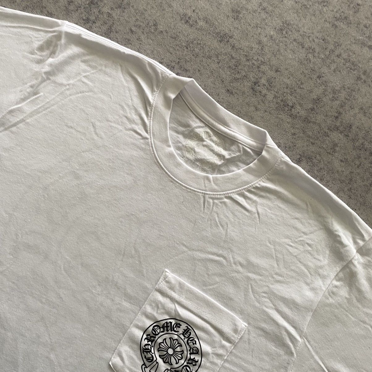Chrome Hearts Chrome Hearts Horse Shoe Logo Pocket T-shirt white Size US M / EU 48-50 / 2 - 3 Thumbnail