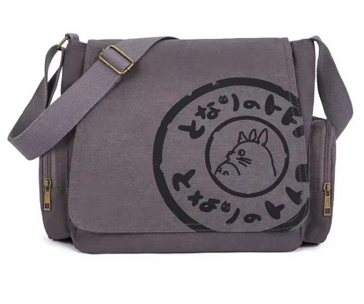 Japanese Brand Canvas Messenger Bag Tote Shoulder Handbag Size ONE SIZE - 1 Thumbnail