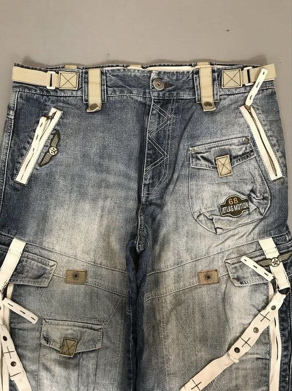 JNCO × Jet Lag × Southpole Rare vintage Jet lag multi pocket cargo denim Size US 38 / EU 54 - 5 Thumbnail
