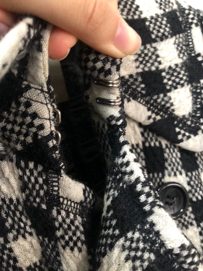 Comme des Garcons Comme Des Garcons Black and white woven plaid double-breas Size S / US 4 / IT 40 - 6 Thumbnail