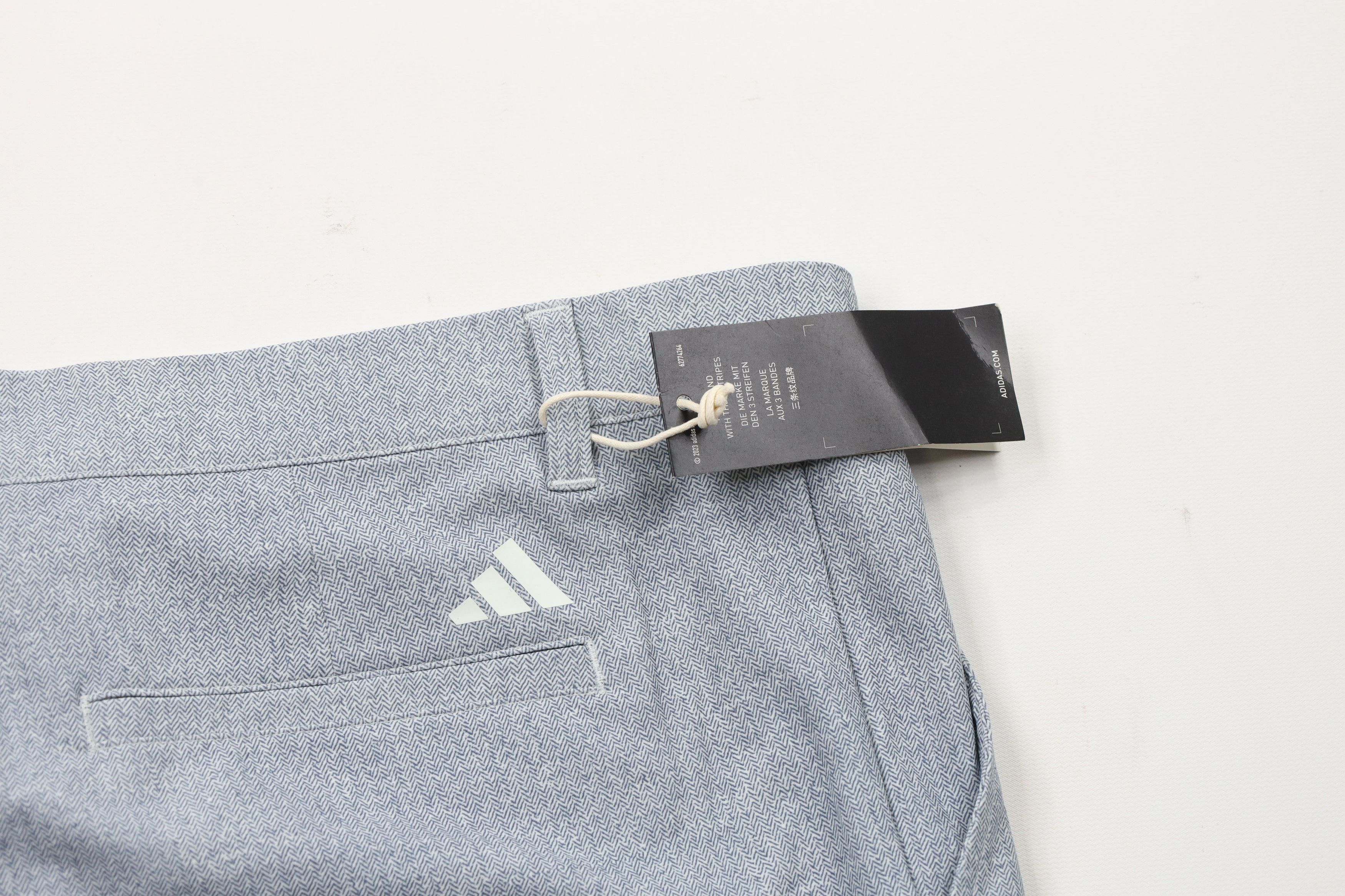 Adidas × Vintage New Adidas Stretch Herringbone Golf Golfing Chino Shorts Size US 38 / EU 54 - 10 Thumbnail