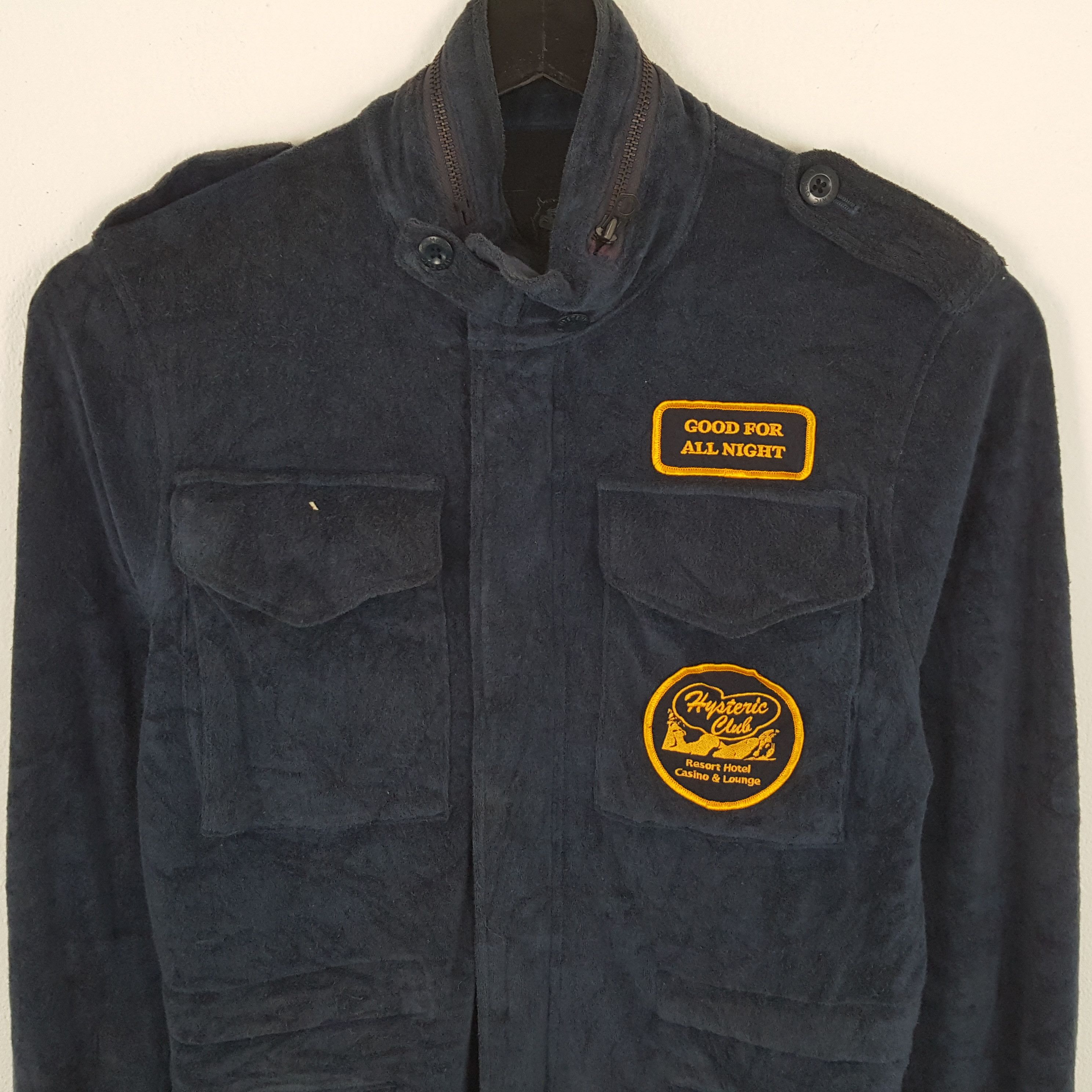 Hysteric Glamour HYSTERIC GLAMOUR Japanese Brand Custom Art Velvet Jacket Size US S / EU 44-46 / 1 - 4 Thumbnail