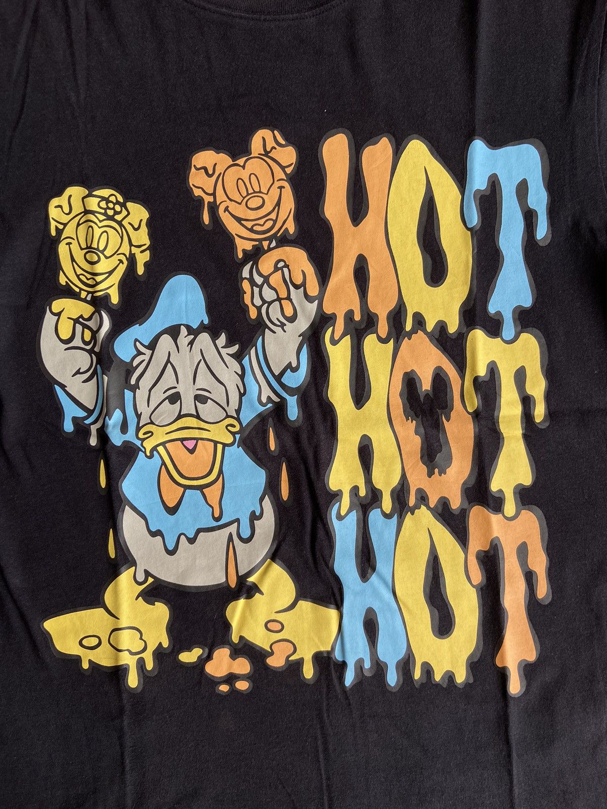 Disney × If Six Was Nine × Vintage Donald Duck Hot Hot Hot Tshirt Size US M / EU 48-50 / 2 - 2 Thumbnail