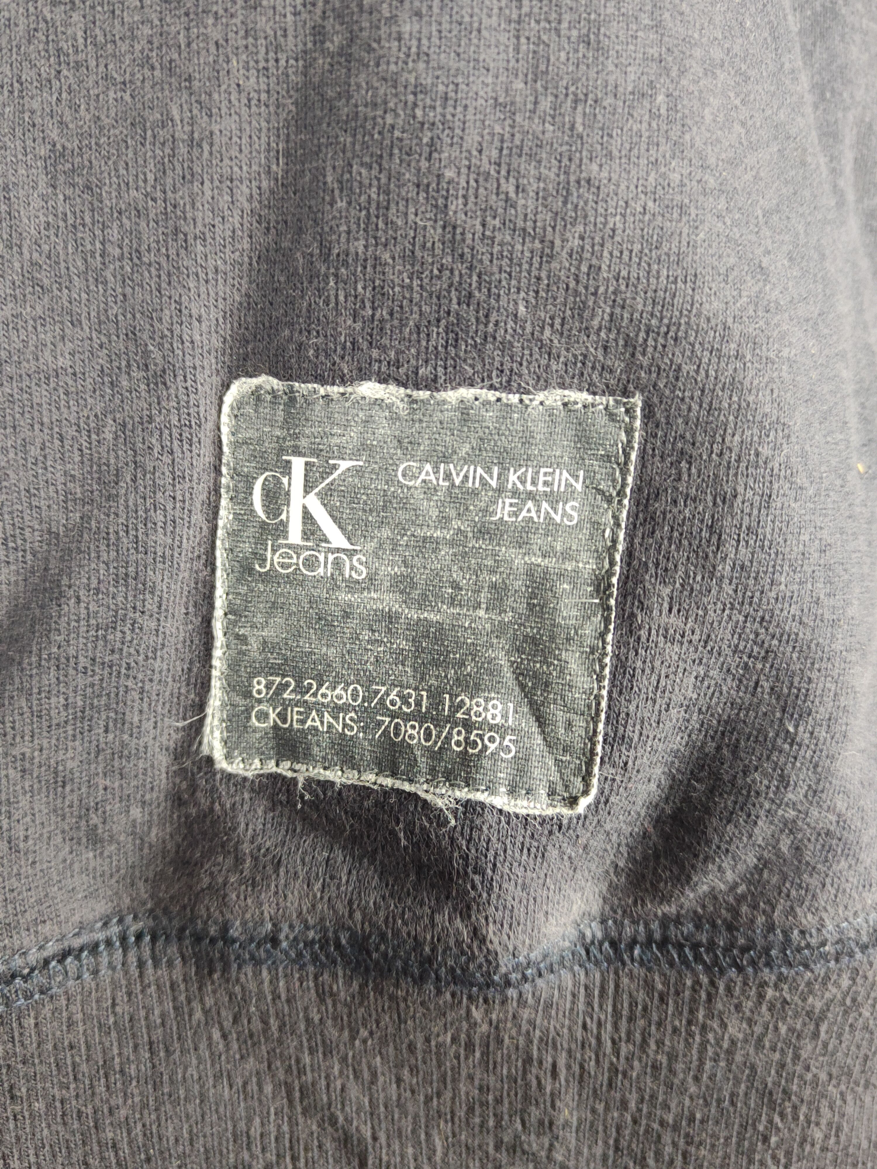 Calvin Klein × Japanese Brand × Vintage Calvin Klein Dark Blue Faded Sweatshirts #S1884 Size US M / EU 48-50 / 2 - 8 Thumbnail