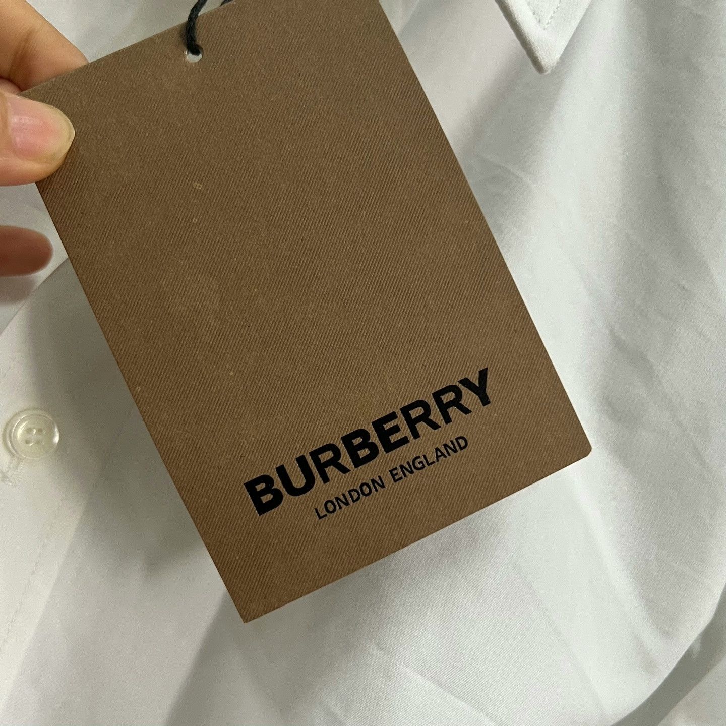 Burberry Burberry White Equestrian Knight Embroidered Shirt Size US S / EU 44-46 / 1 - 4 Thumbnail