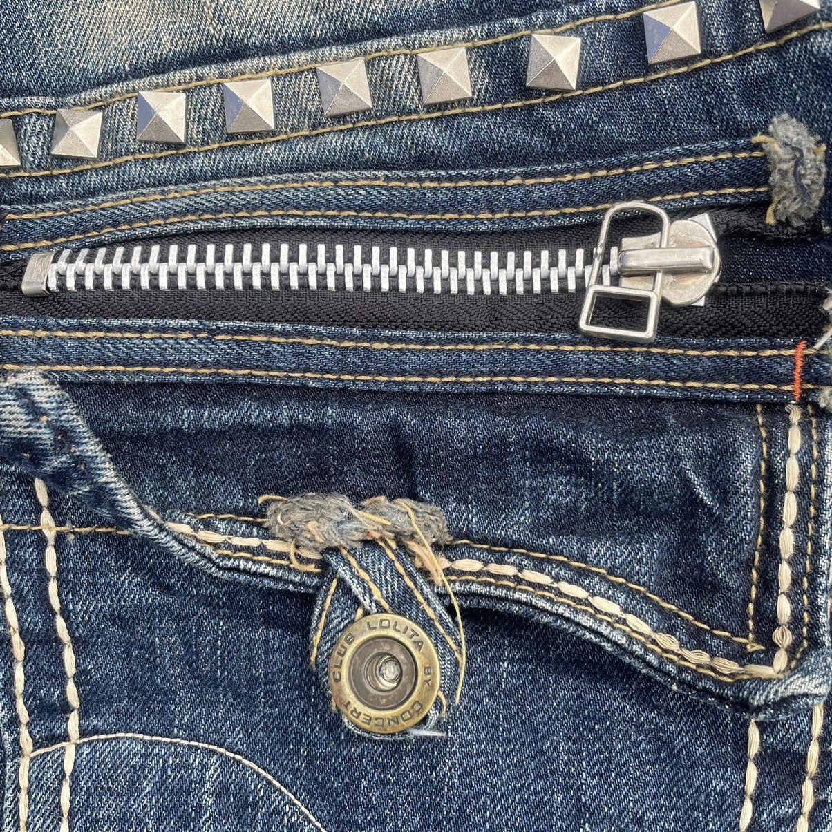 Japanese Brand Vintage Lolita Punk Bondage LGB Style Denim Size US 31 - 6 Thumbnail