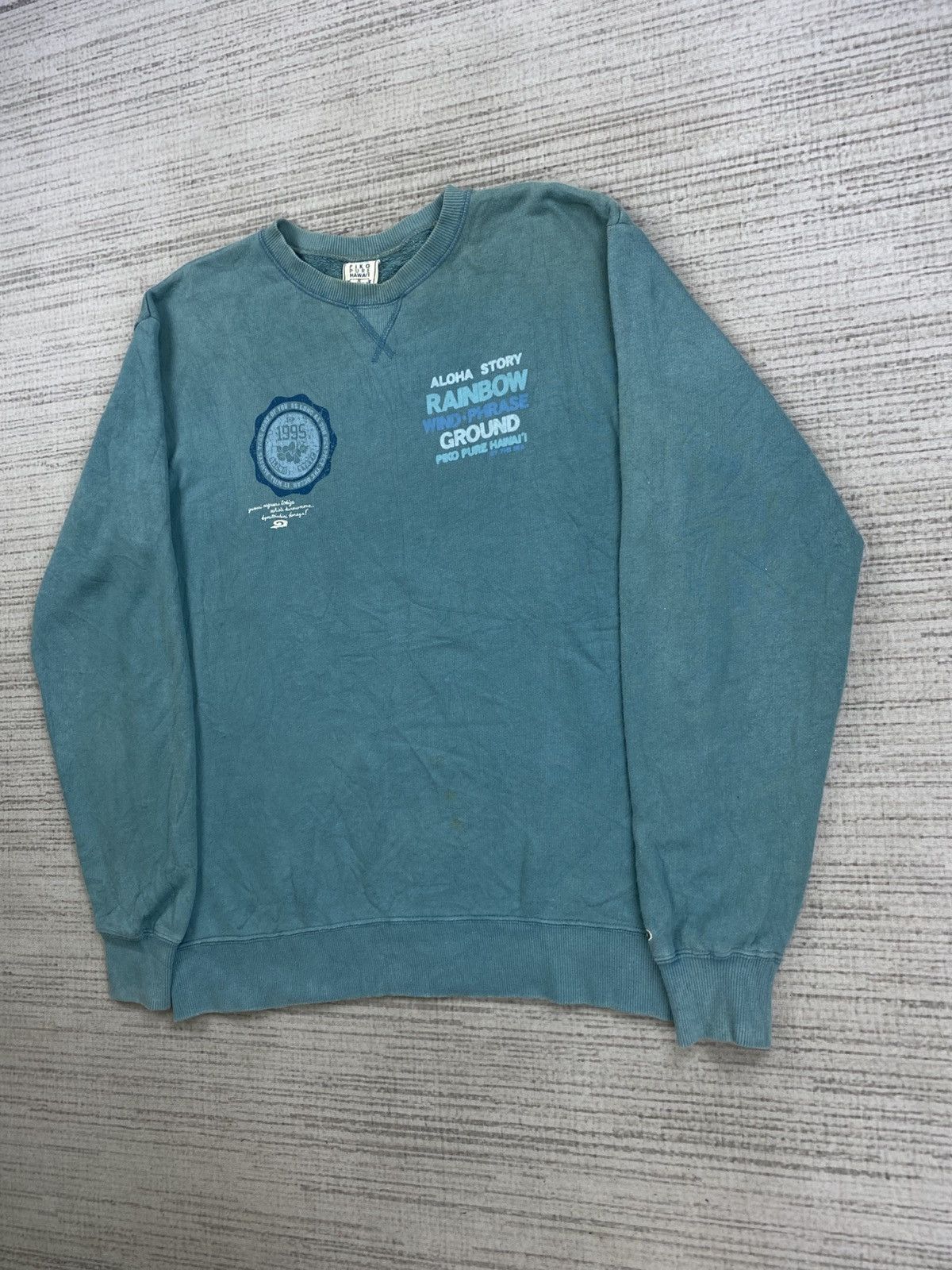 Vintage Vintage Piko Pure Hawaii Surfing Sweatshirt Size US L / EU 52-54 / 3 - 4 Thumbnail