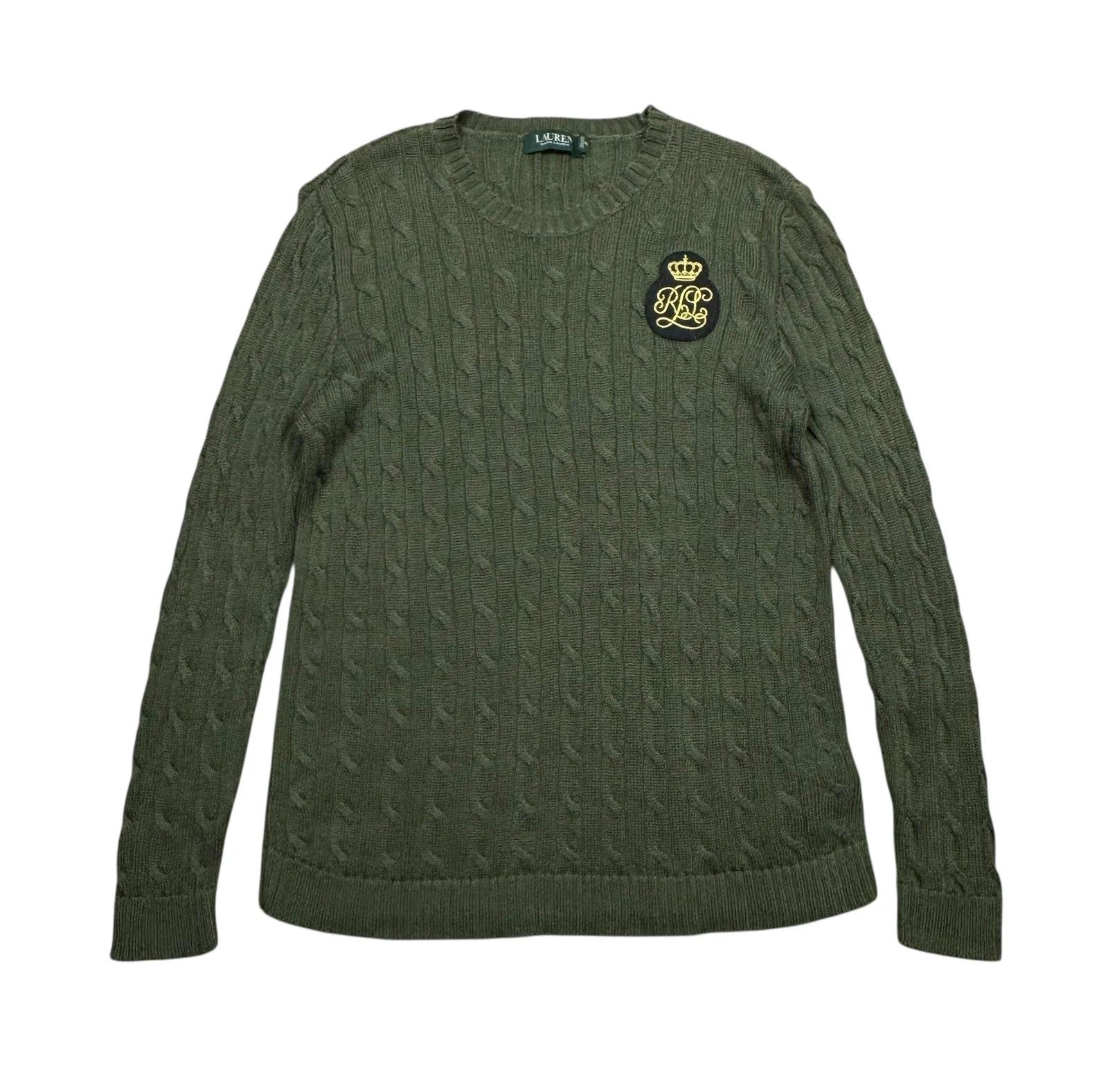 Lauren Ralph Lauren Lauren Ralph Lauren Cable Knit Sweater Tunic Cotton size L Size L / US 10 / IT 46 - 9 Thumbnail
