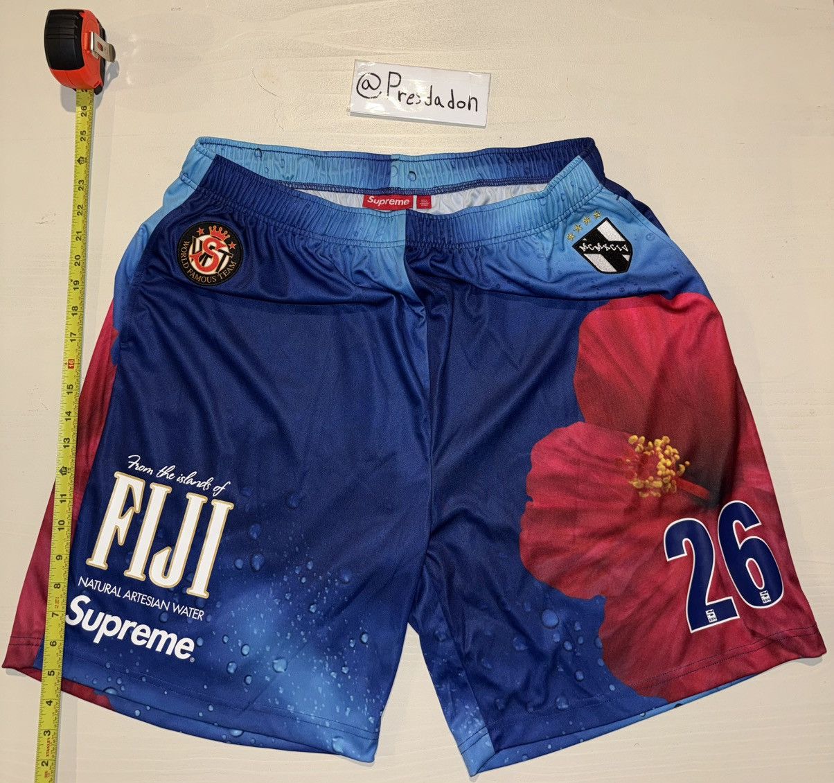 Supreme Supreme X Fiji soccer shorts Size US 34 / EU 50 - 1 Thumbnail