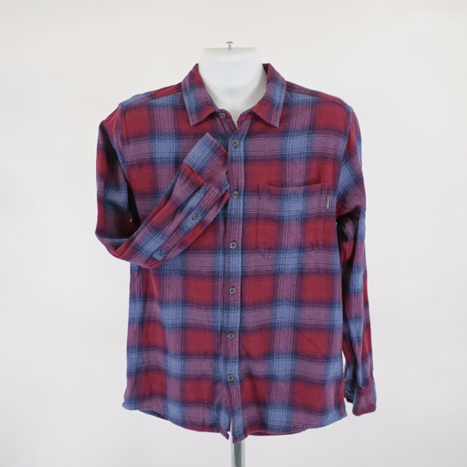 Eddie Bauer Eddie Bauer Flannel Medium Cotton Blue Red Plaid Pocket Coll Size US M / EU 48-50 / 2 - 5 Thumbnail