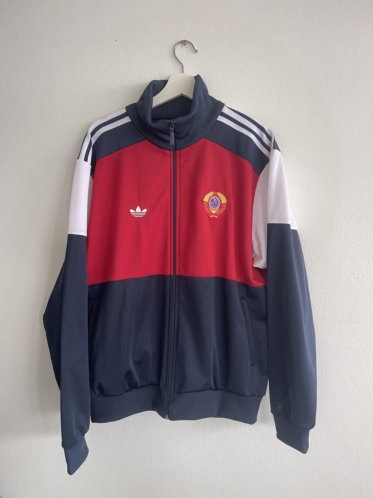 Adidas NEW Adidas Soviet Russia USSR CCCP Tracksuit Vintage Grailed