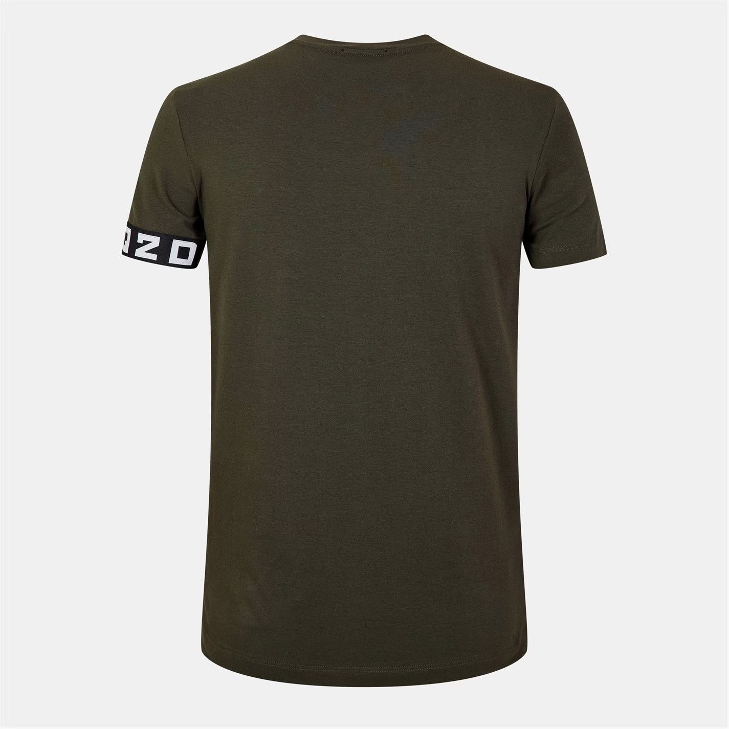 Dsquared2 o1g2r1mq0426 Tape Logo T-Shirt in Green Size US L / EU 52-54 / 3 - 2 Thumbnail