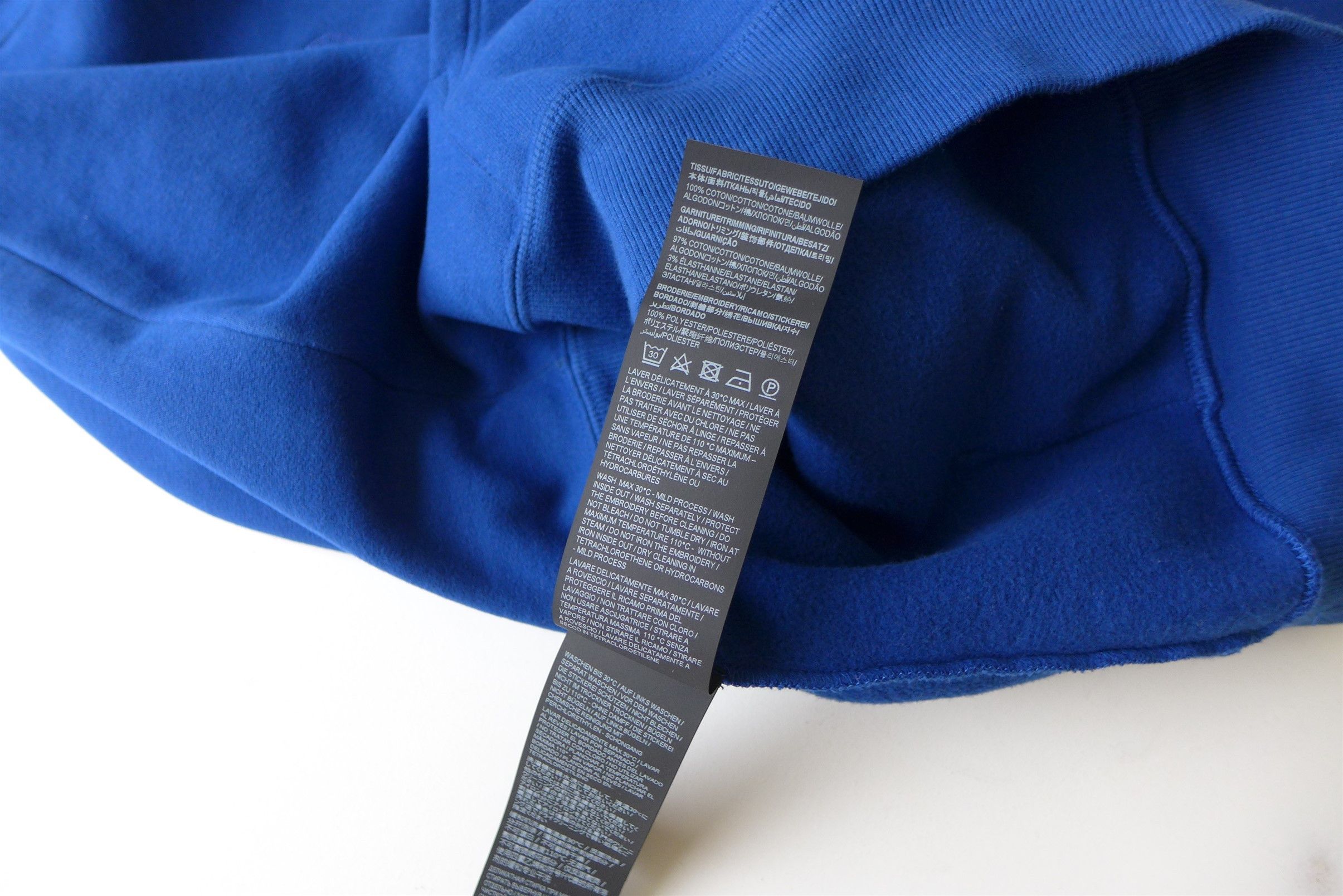 Saint Laurent Paris Saint Laurent Logo Embroidery Hoodie - Blue Cotton Size US M / EU 48-50 / 2 - 17 Thumbnail