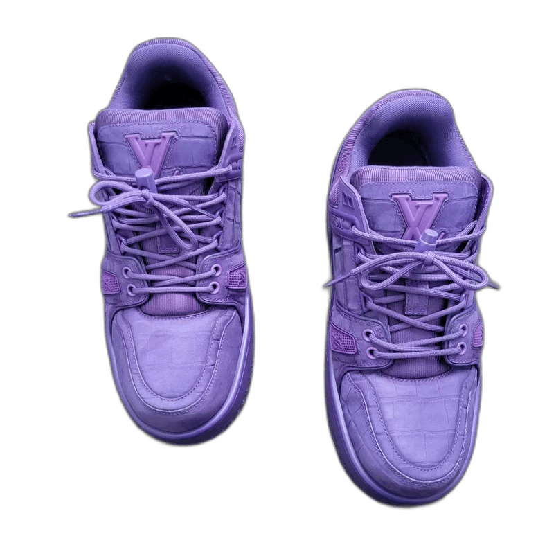 Louis Vuitton Louis Vuitton LV Trainer Maxi Sneakers Purple Size US 8.5 / EU 41-42 - 1 Thumbnail