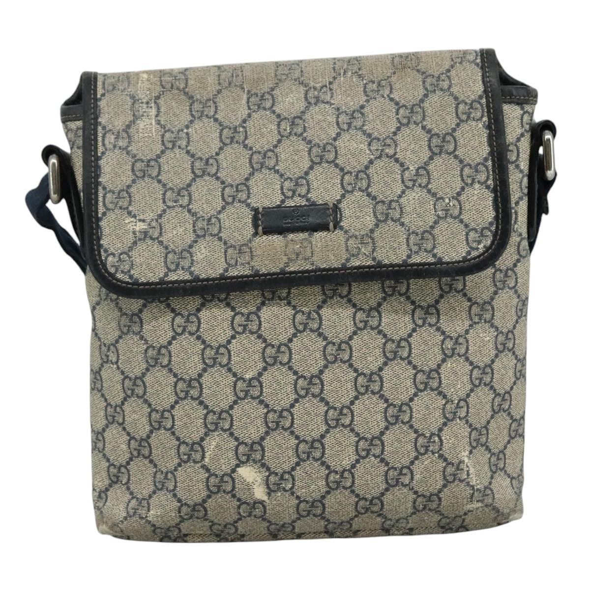 Gucci GUCCI GG Supreme Shoulder Bag Pvc Navy Size ONE SIZE - 2 Thumbnail