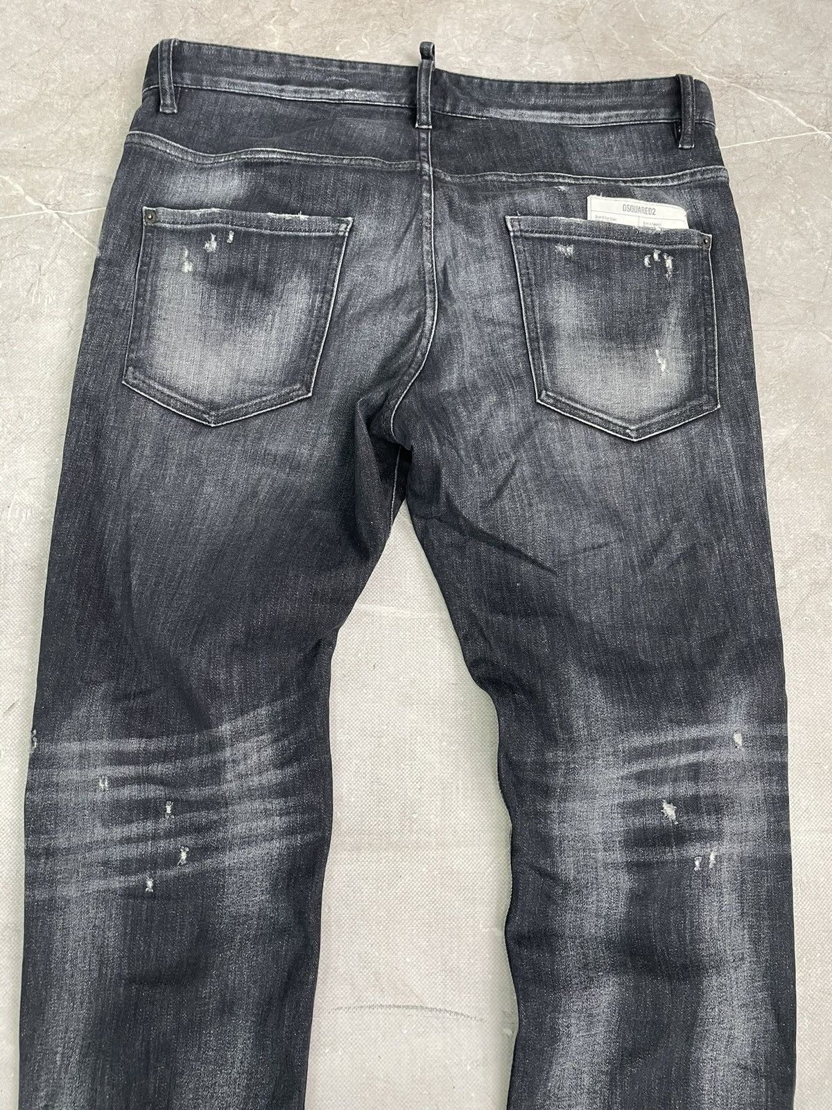 Dsquared2 Dsquared2 Stretch Jeans Distressed Black Pants Size US 34 / EU 50 - 8 Thumbnail
