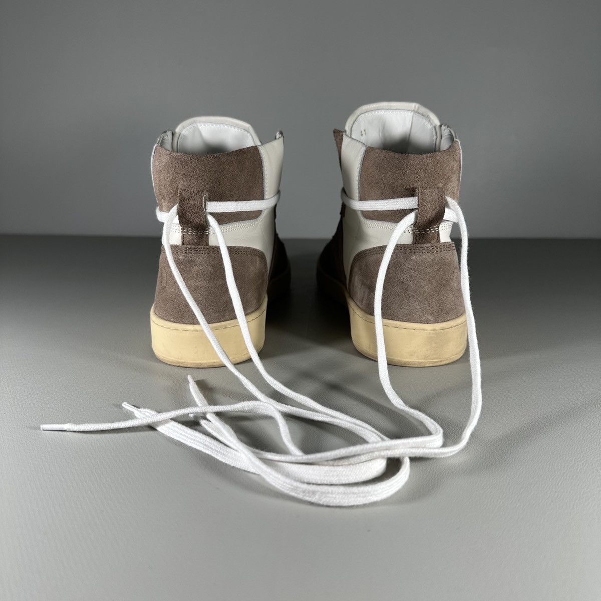 Collegium Collegium Pillar Destroyer High Top Suede Leather Sneakers Size US 8.5 / EU 41-42 - 6 Thumbnail