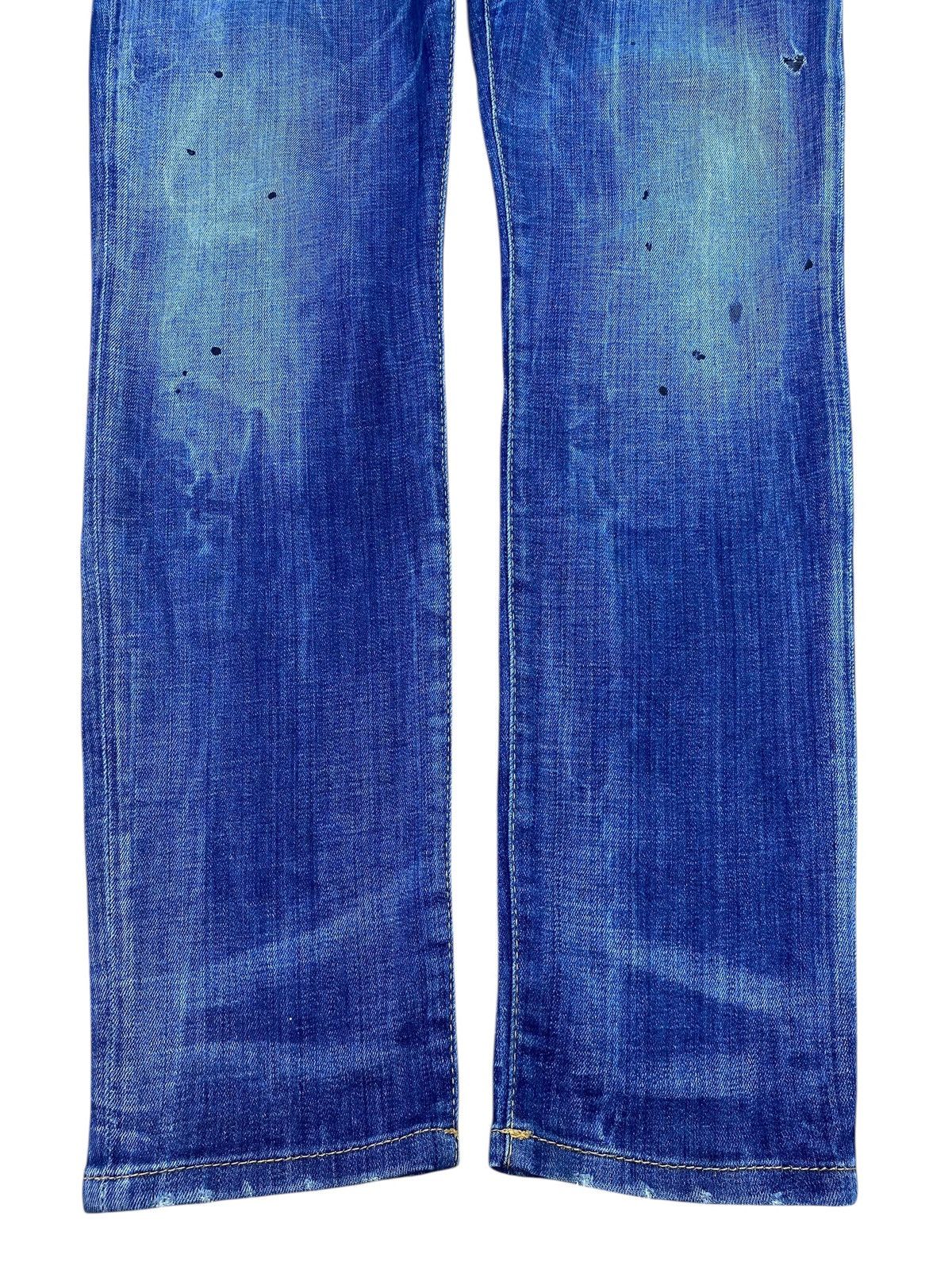 Dsquared2 Dsquared2 Faded Wash Whisker Style Straight Cut Jeans Size US 32 / EU 48 - 5 Thumbnail