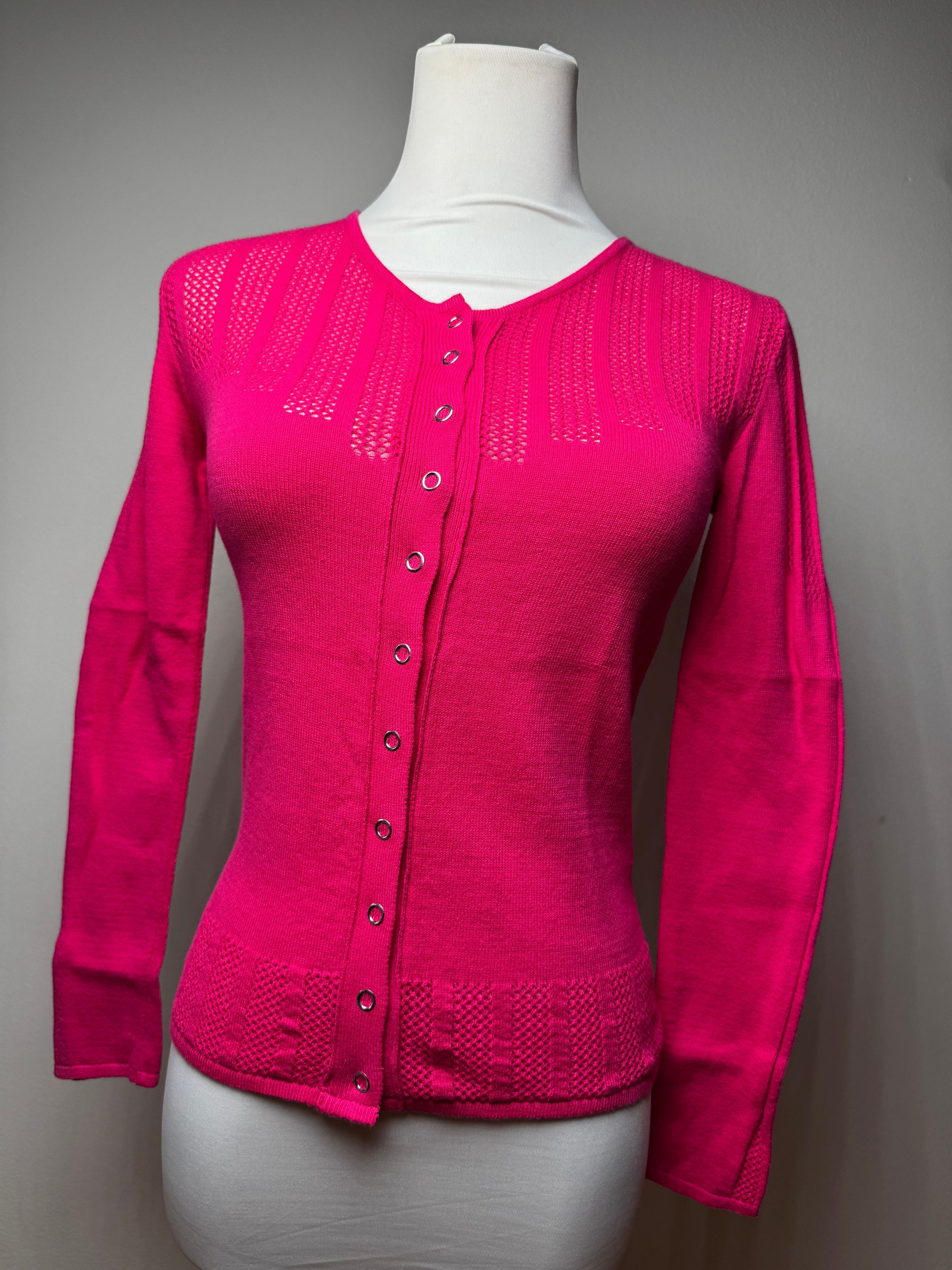 Versace Vintage Sweater Pink M Size M / US 6-8 / IT 42-44 - 1 Thumbnail