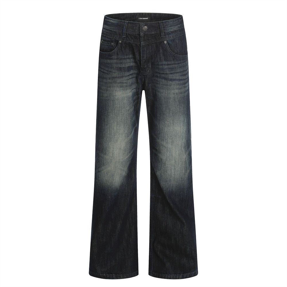 Vintage American retro men's distressed washed loose punk jeans Size US 32 / EU 48 - 1 Thumbnail