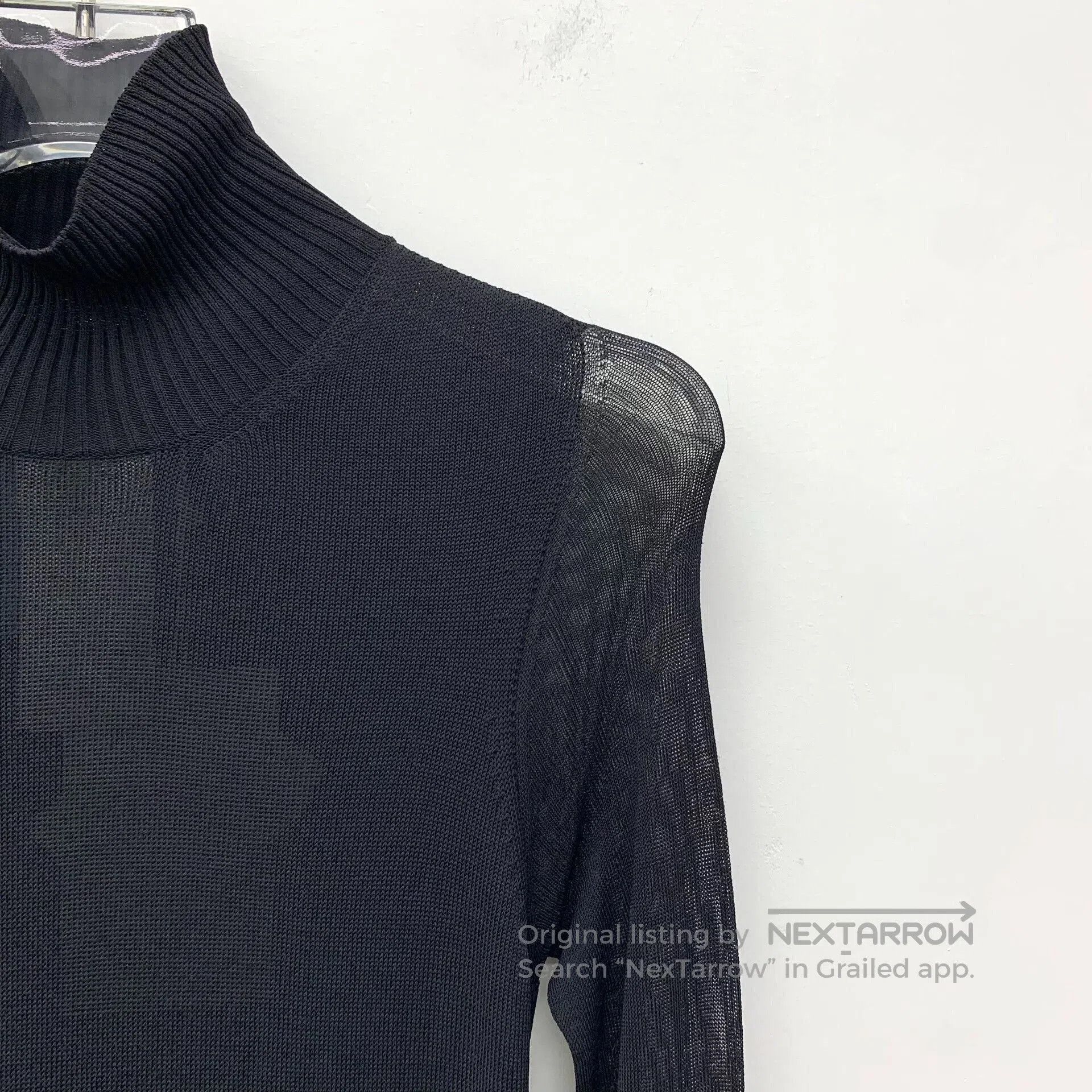 Other black turtleneck long sleeve knit dress. Size US XS / EU 42 / 0 - 3 Thumbnail