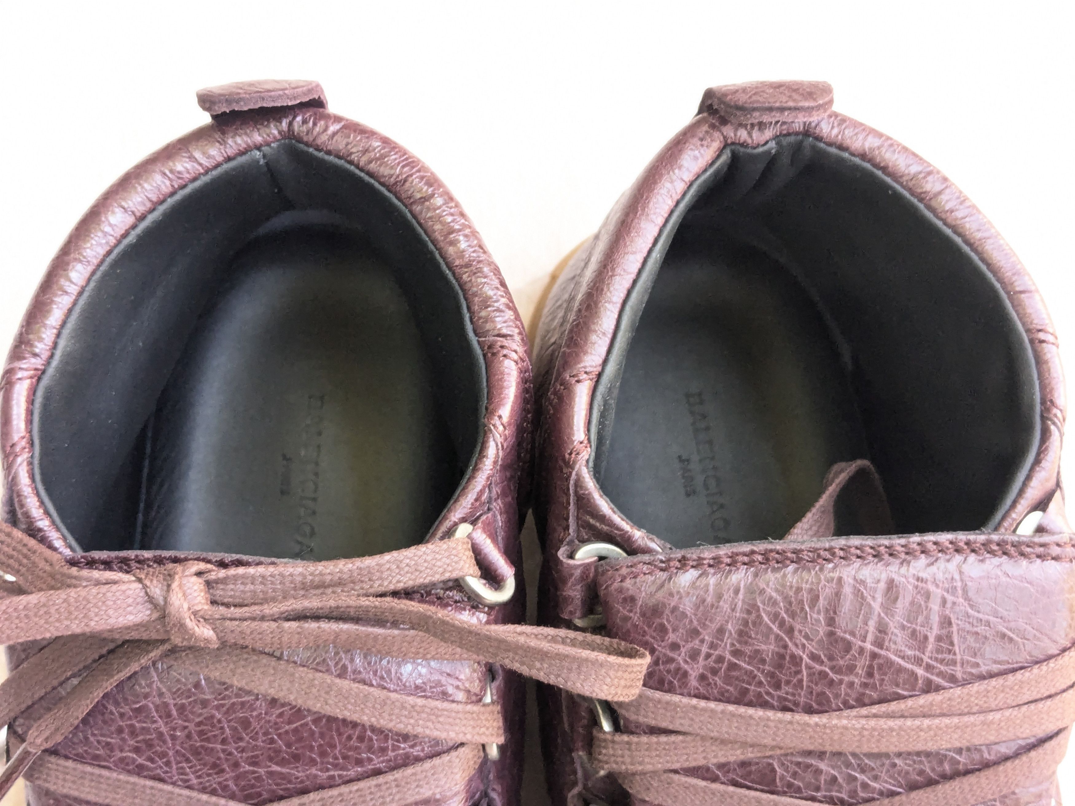 Balenciaga Balenciaga Arena Sneakers Burgundy Gum 9 High Tops Size US 9 / EU 42 - 5 Thumbnail