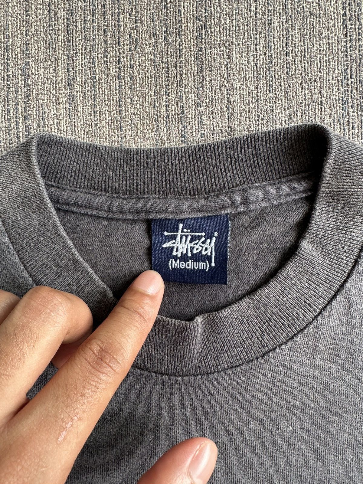Stussy × Vintage Vintage Stussy 80 Streetwear Rare Tshirt Size US M / EU 48-50 / 2 - 2 Thumbnail