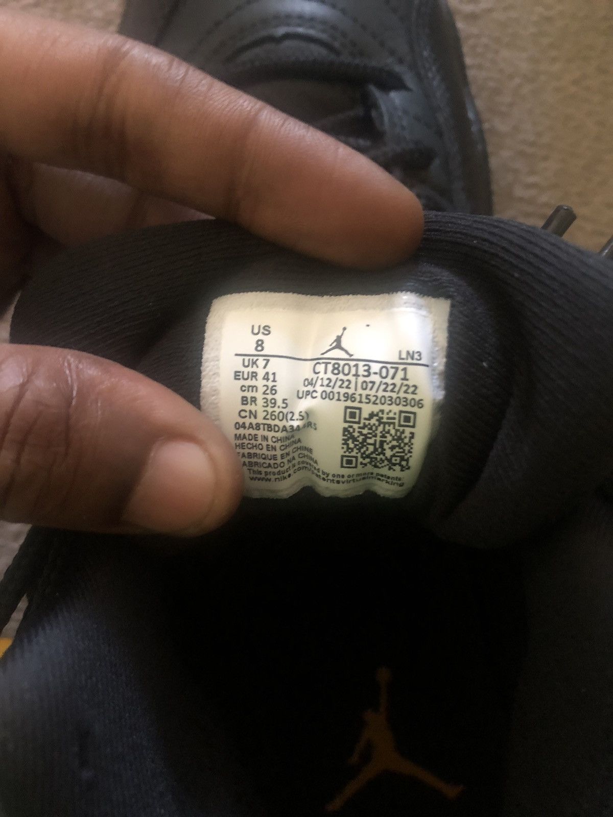 Jordan Brand Black taxi Size US 8 / EU 41 - 5 Thumbnail