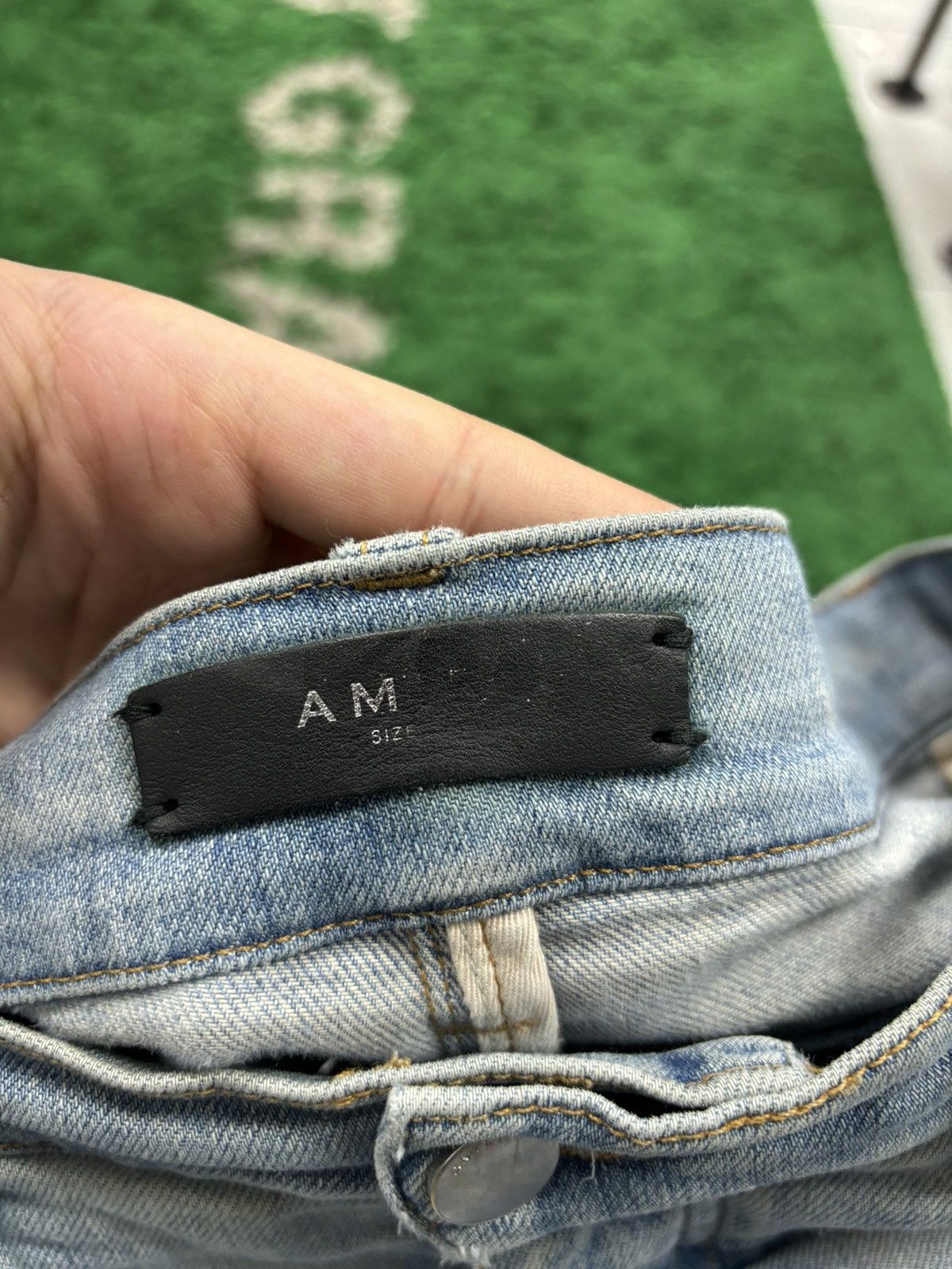 Amiri Amiri mx1 blue red navy patch 31 Size US 31 - 2 Thumbnail