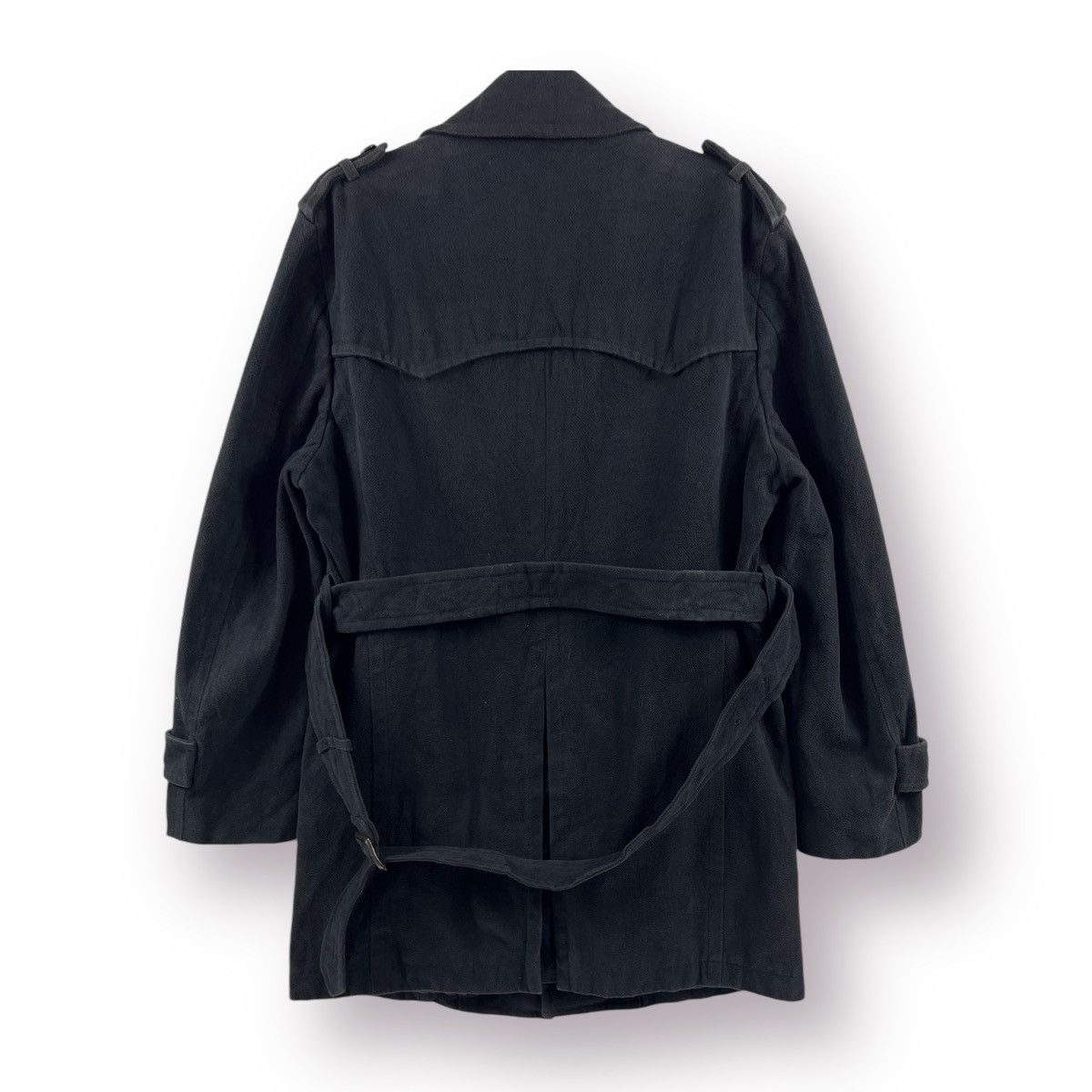 Japanese Brand 🔥 The suit Company Emmeci italian Fabric Trench Coat Size US M / EU 48-50 / 2 - 11 Thumbnail
