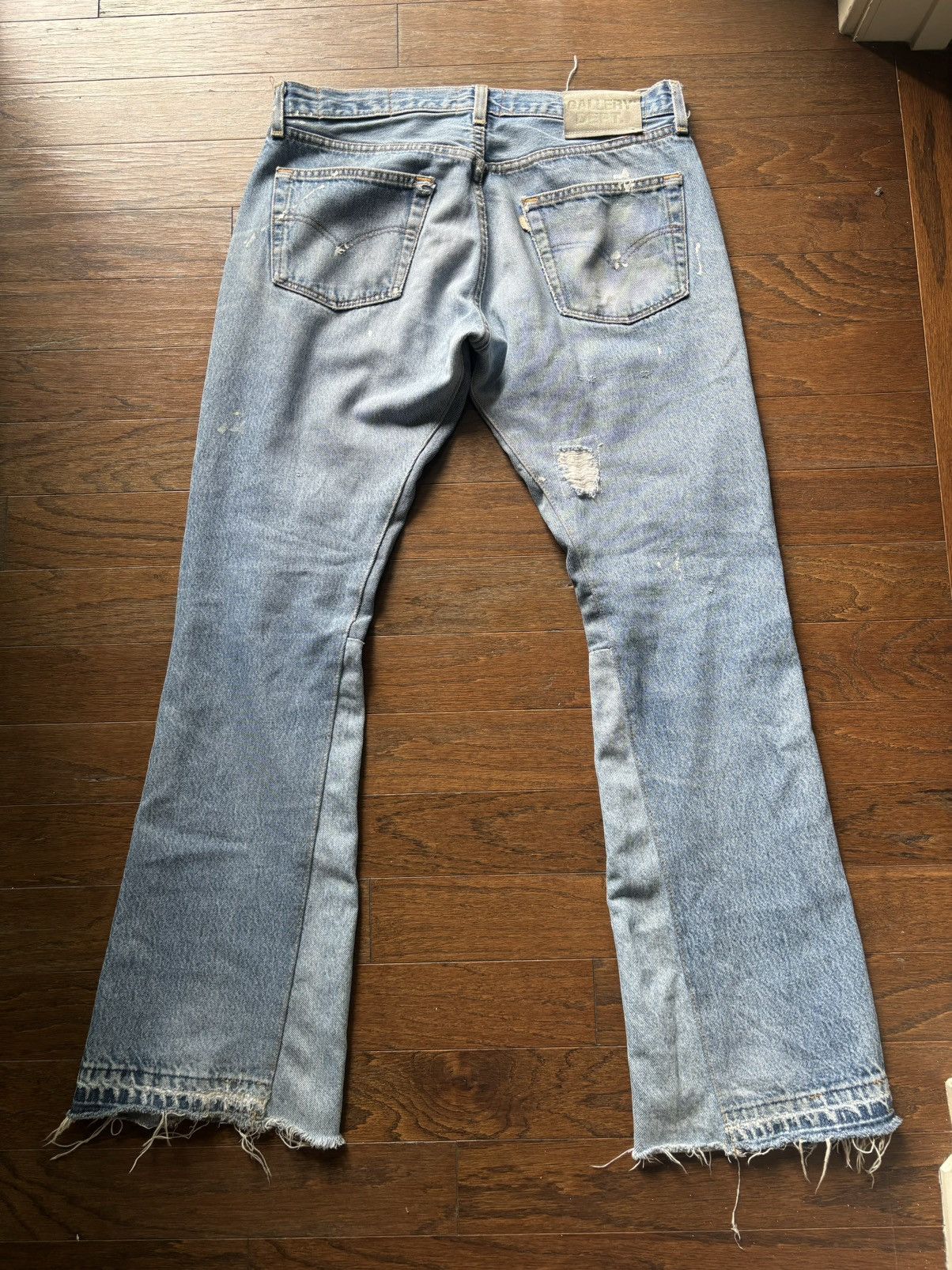 Gallery Dept. Lightwash Laflare Indiana Denim Size US 31 - 2 Thumbnail