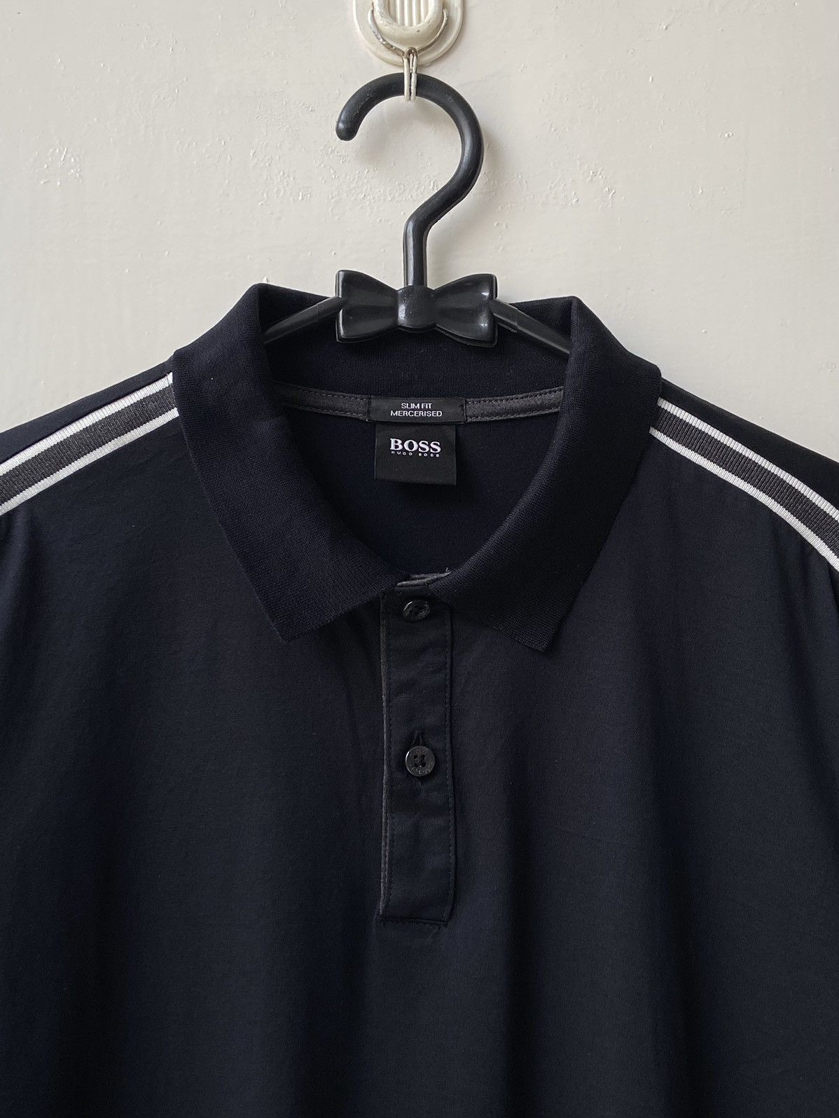 Hugo Boss HUGO BOSS Black Long T-shirt Size US S / EU 44-46 / 1 - 13 Thumbnail