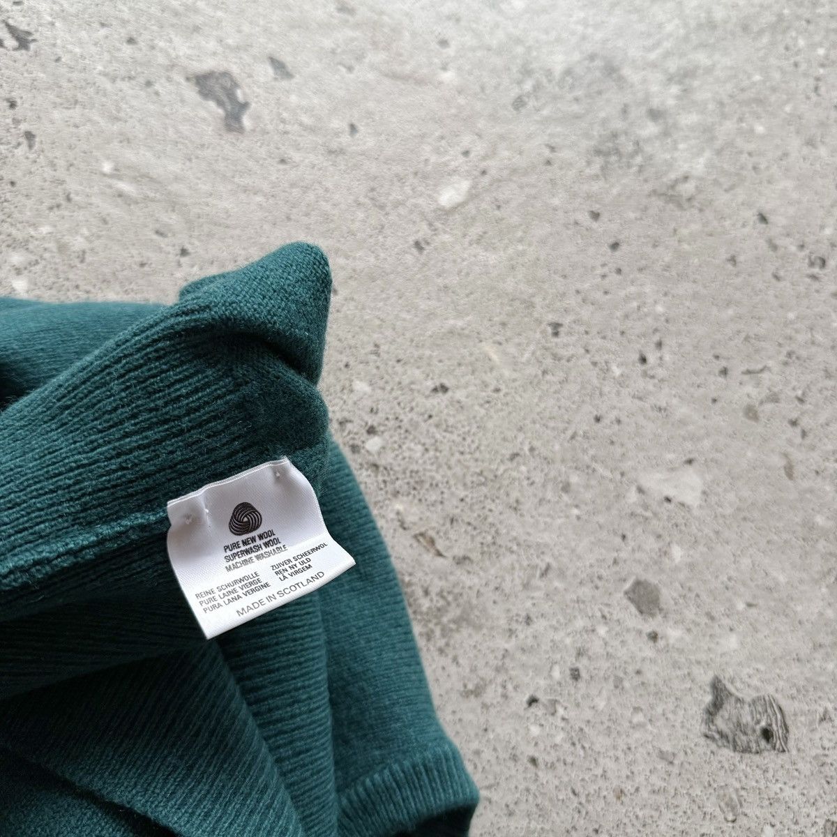 Pringle Of Scotland Pringle of Scotland Mens Vintage Green Wool Golf Sweater Size US XL / EU 56 / 4 - 5 Thumbnail